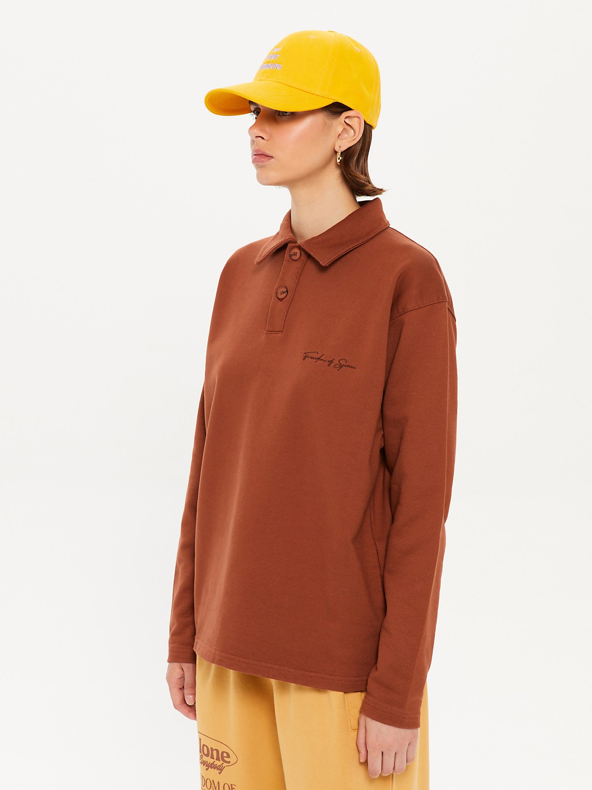 SIGNATURE Polo Sweatshirt - Kahverengi 