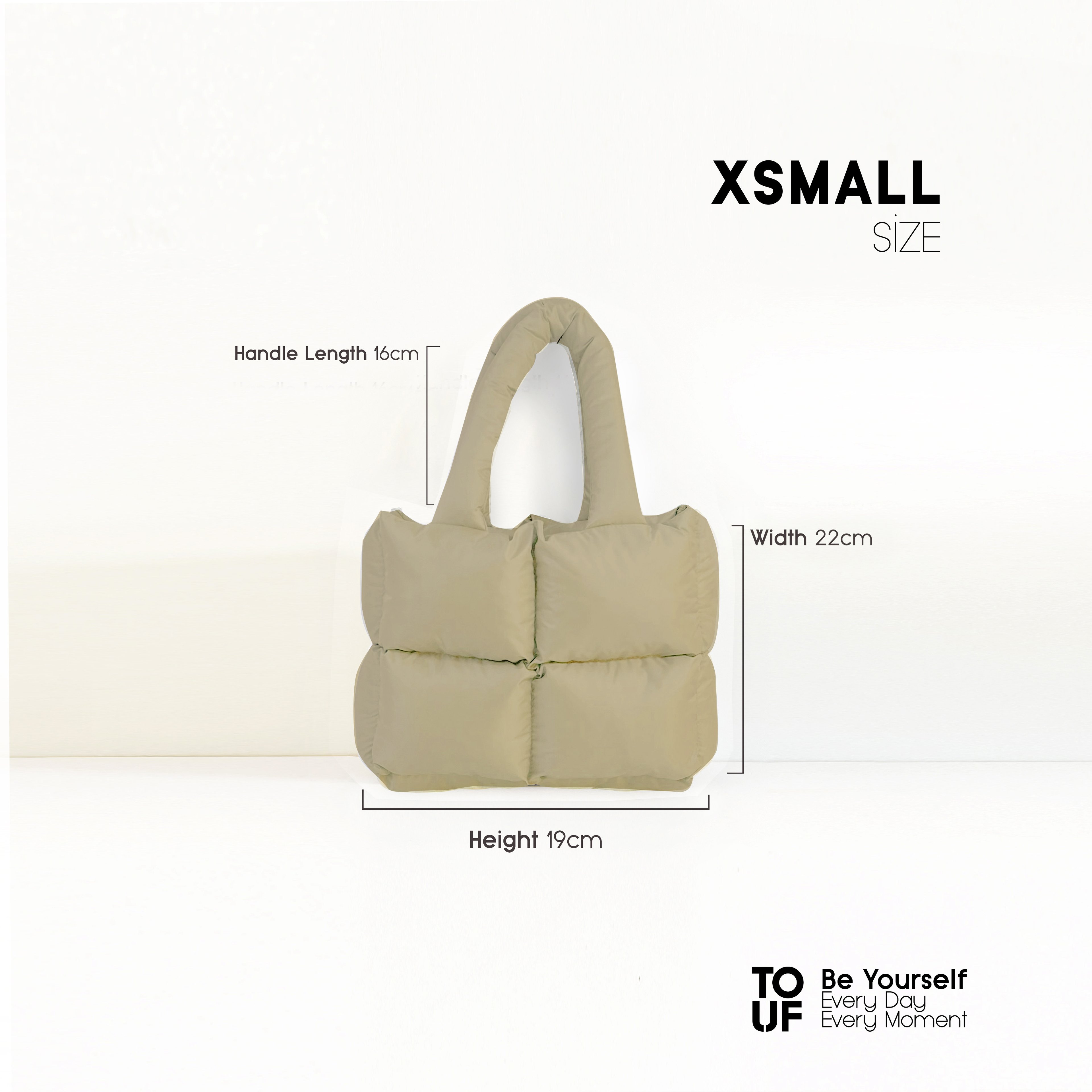 TOUF BAGS XSmall Size - Moka