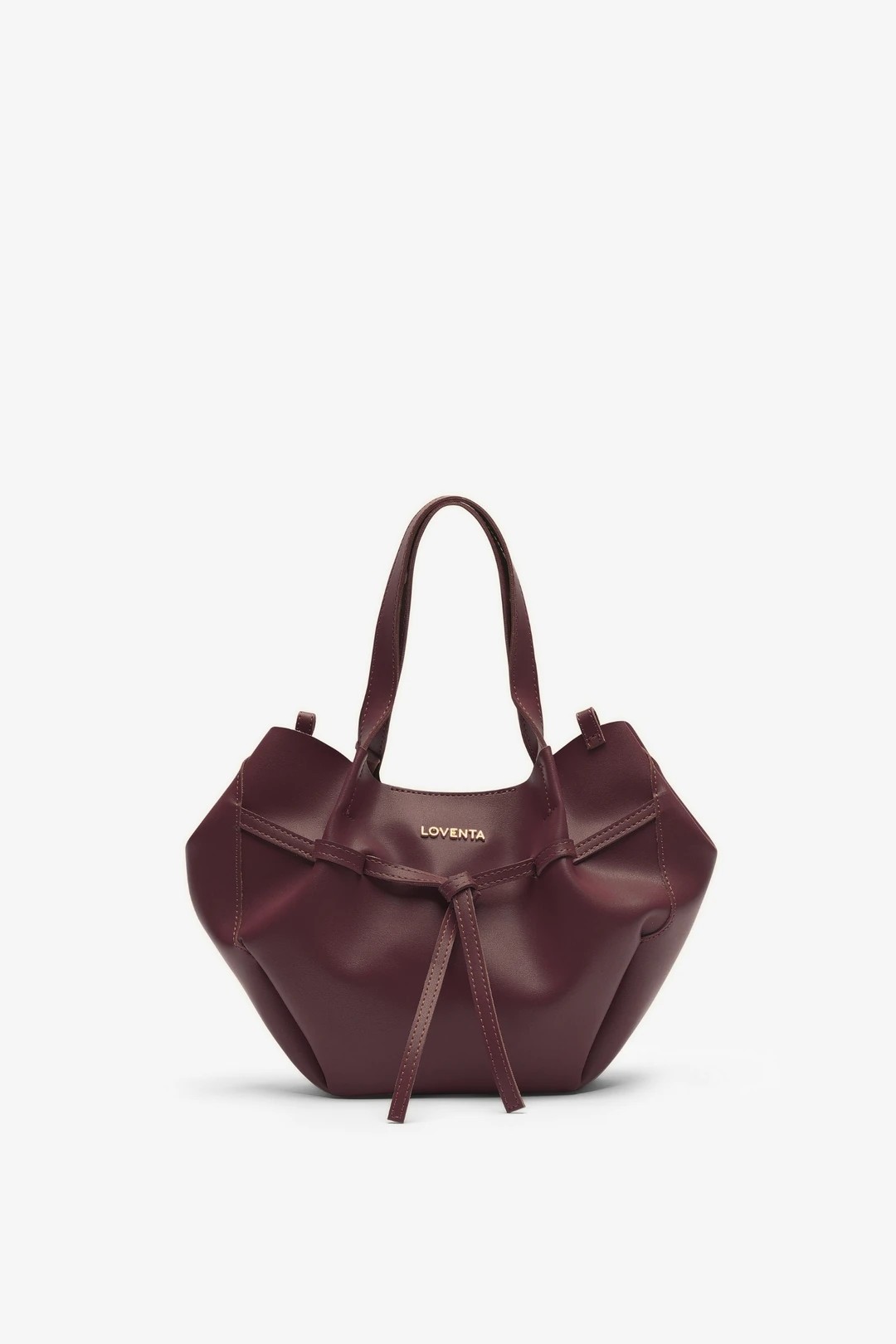 NIESHA Mini Tote Çanta - Bordo