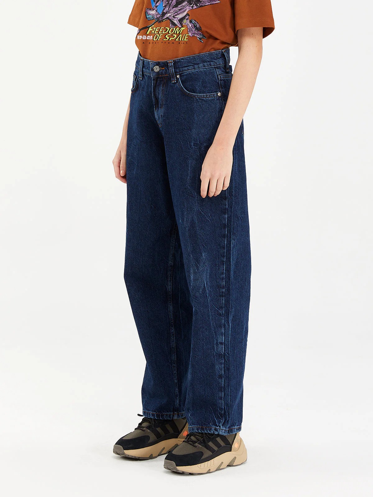 LOOSE FIT JEANS - Lacivert