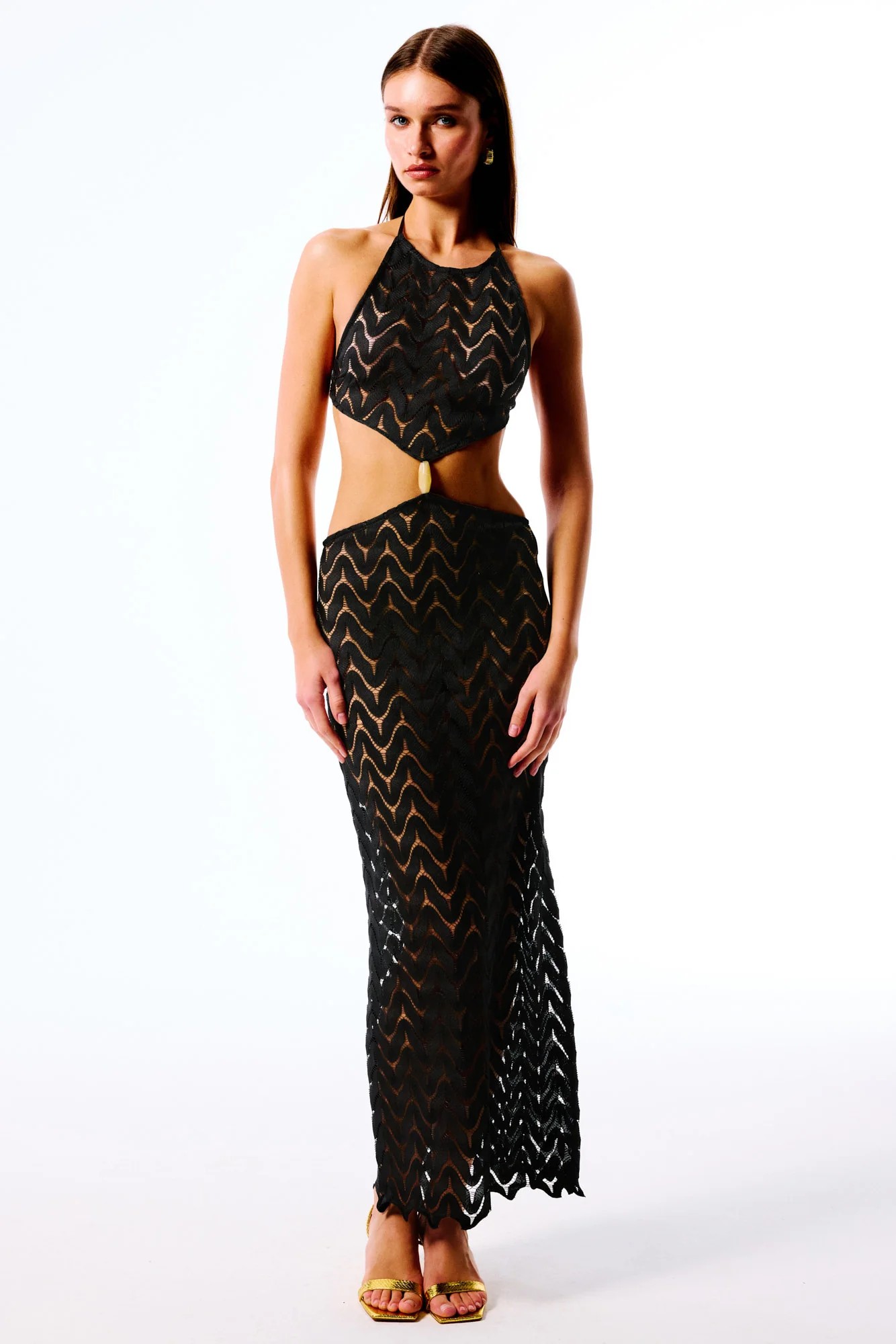 LUCY Maxi Elbise  - Anthracite