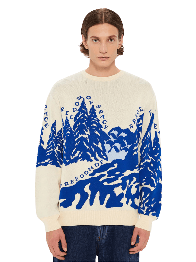 MOUNTAIN KNIT Kazak - Mavi 