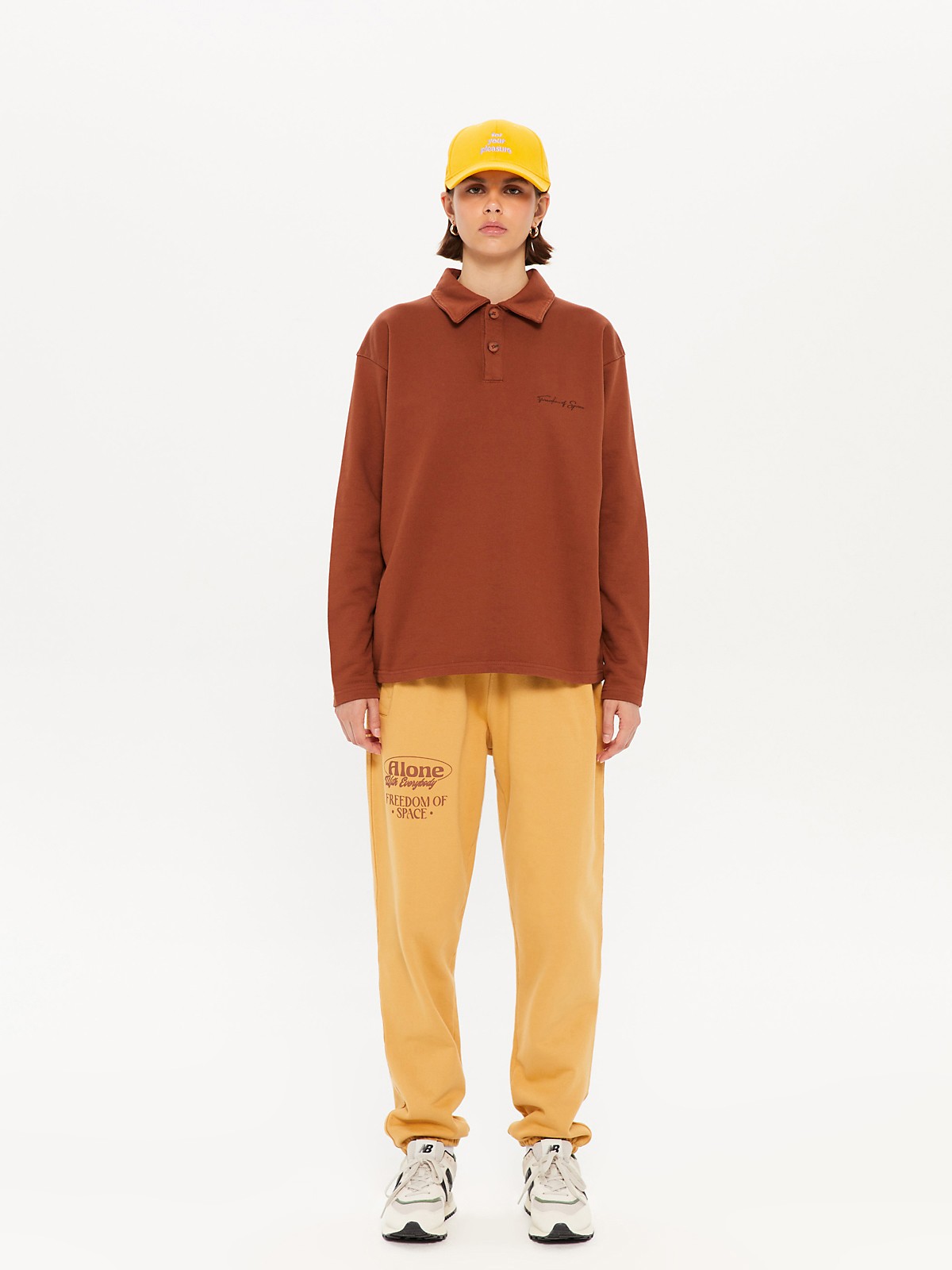 SIGNATURE Polo Sweatshirt - Kahverengi 