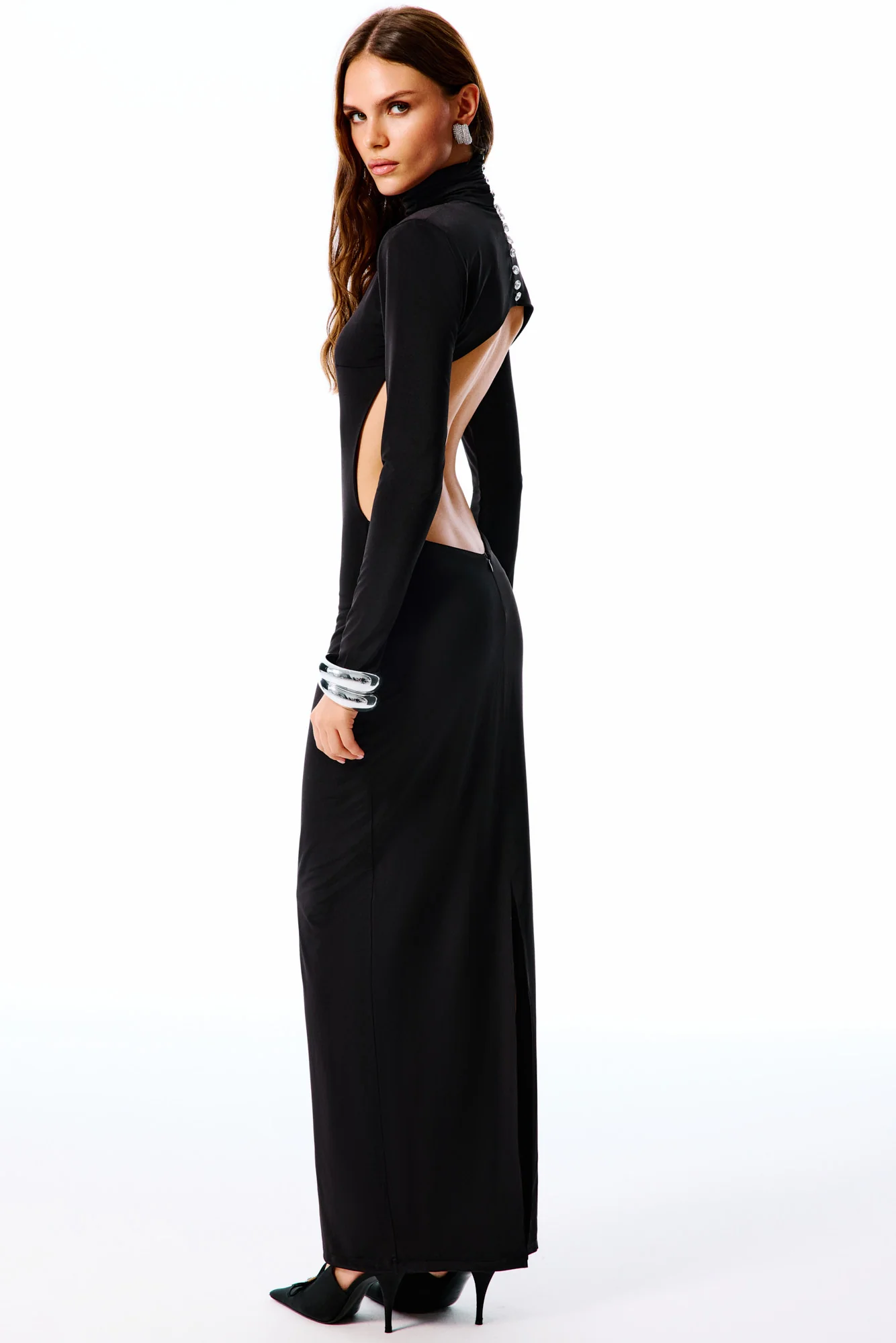 ZYRA Maxi Elbise - Siyah