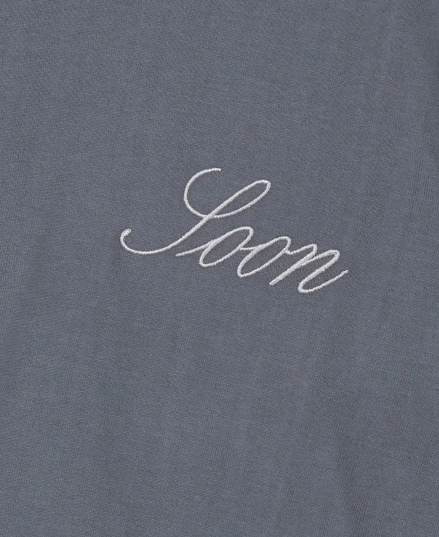 SOON EMBROIDERY L/S Crop T-Shirt