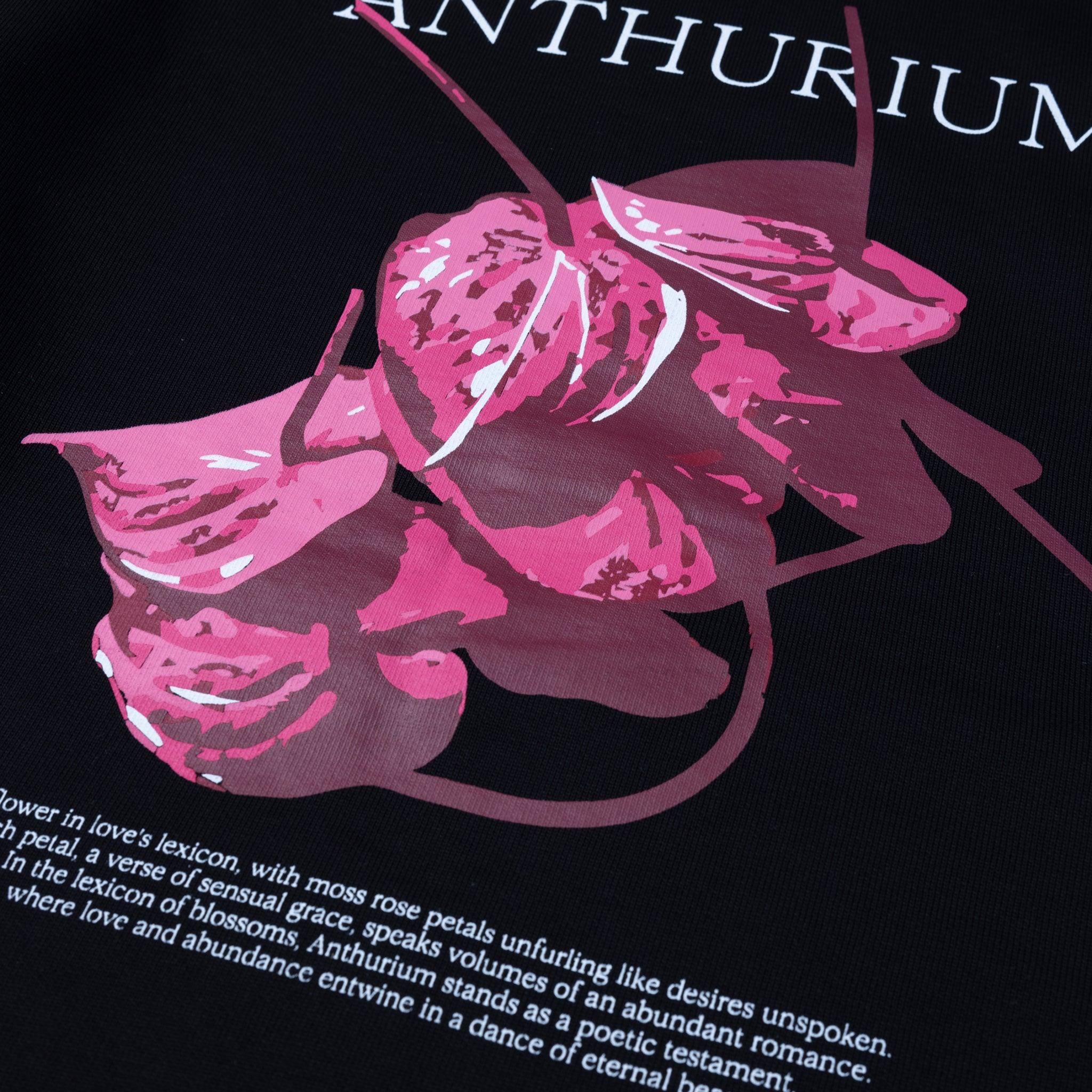 ANTHURIUM Hoodie - Siyah