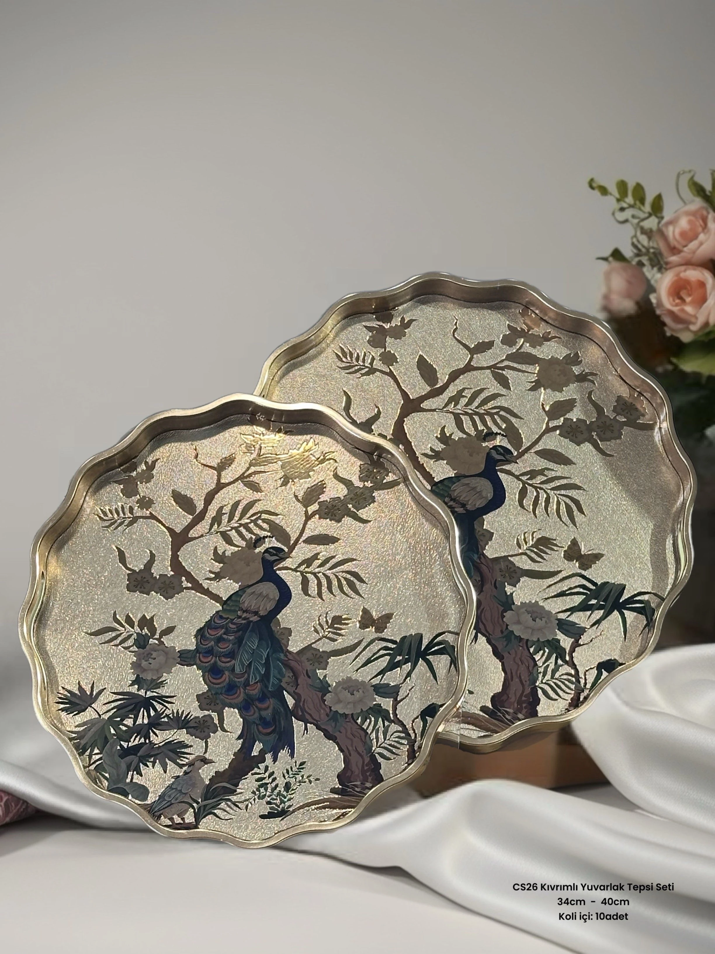 Golden Grace 2 li Tepsi Takım