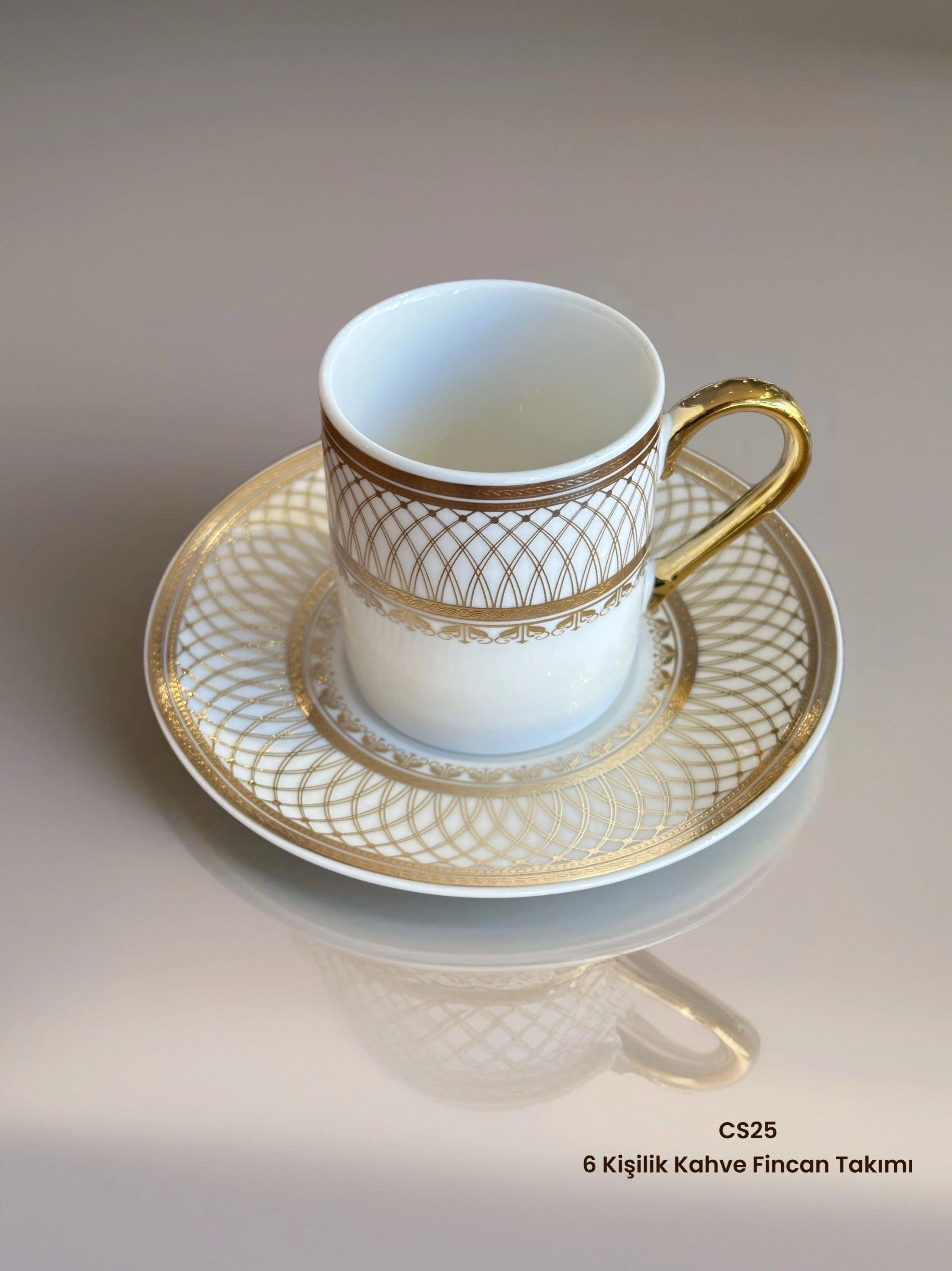Elyra Gold Fincan Takımı 