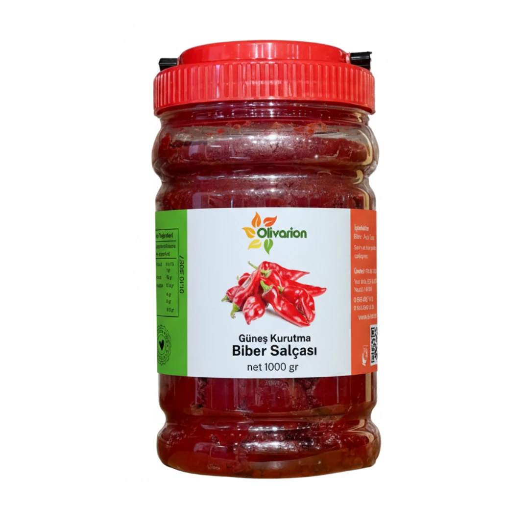 Güneş Kurutma Biber Salçası