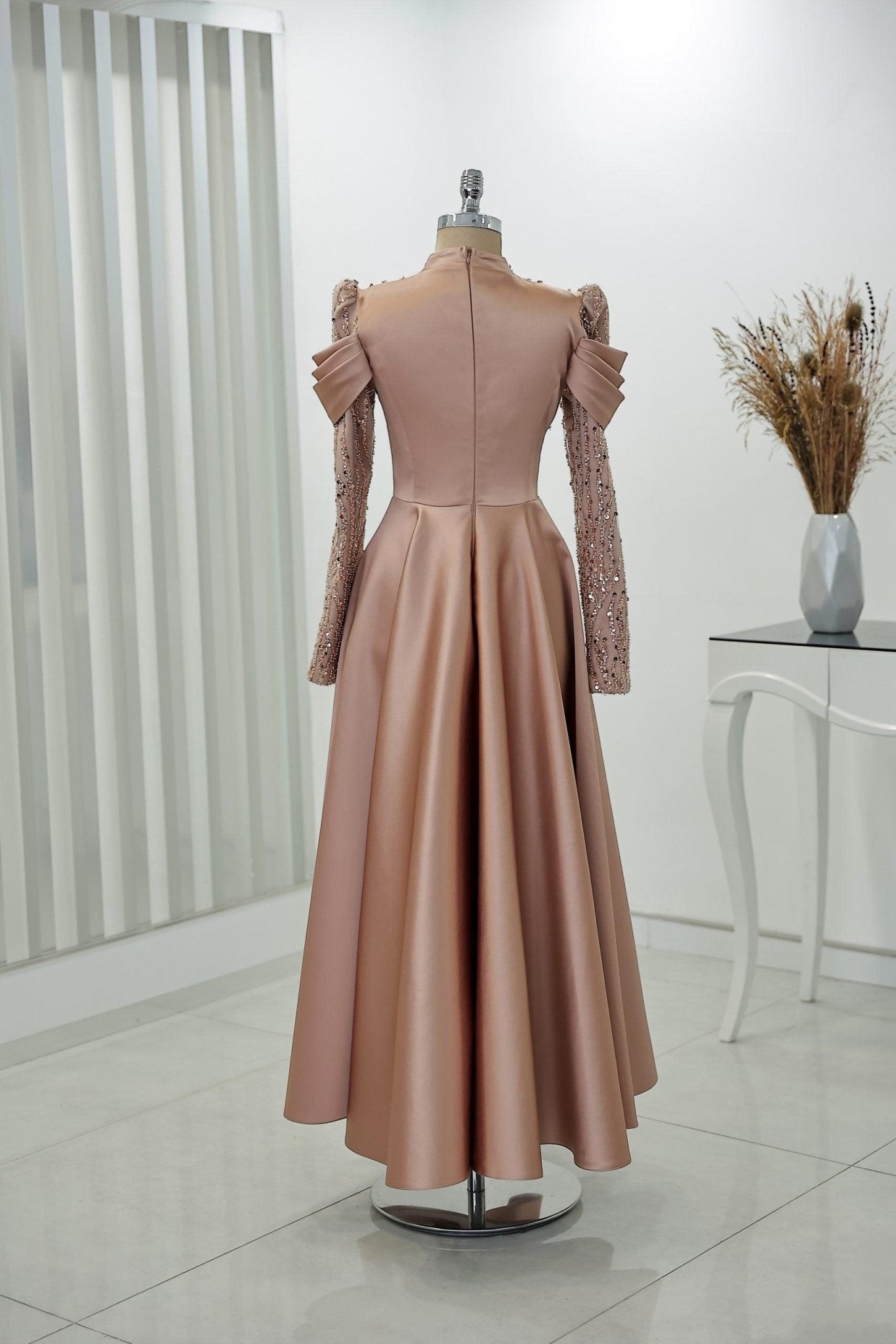 Endam Hijab Evening Dress - Rose