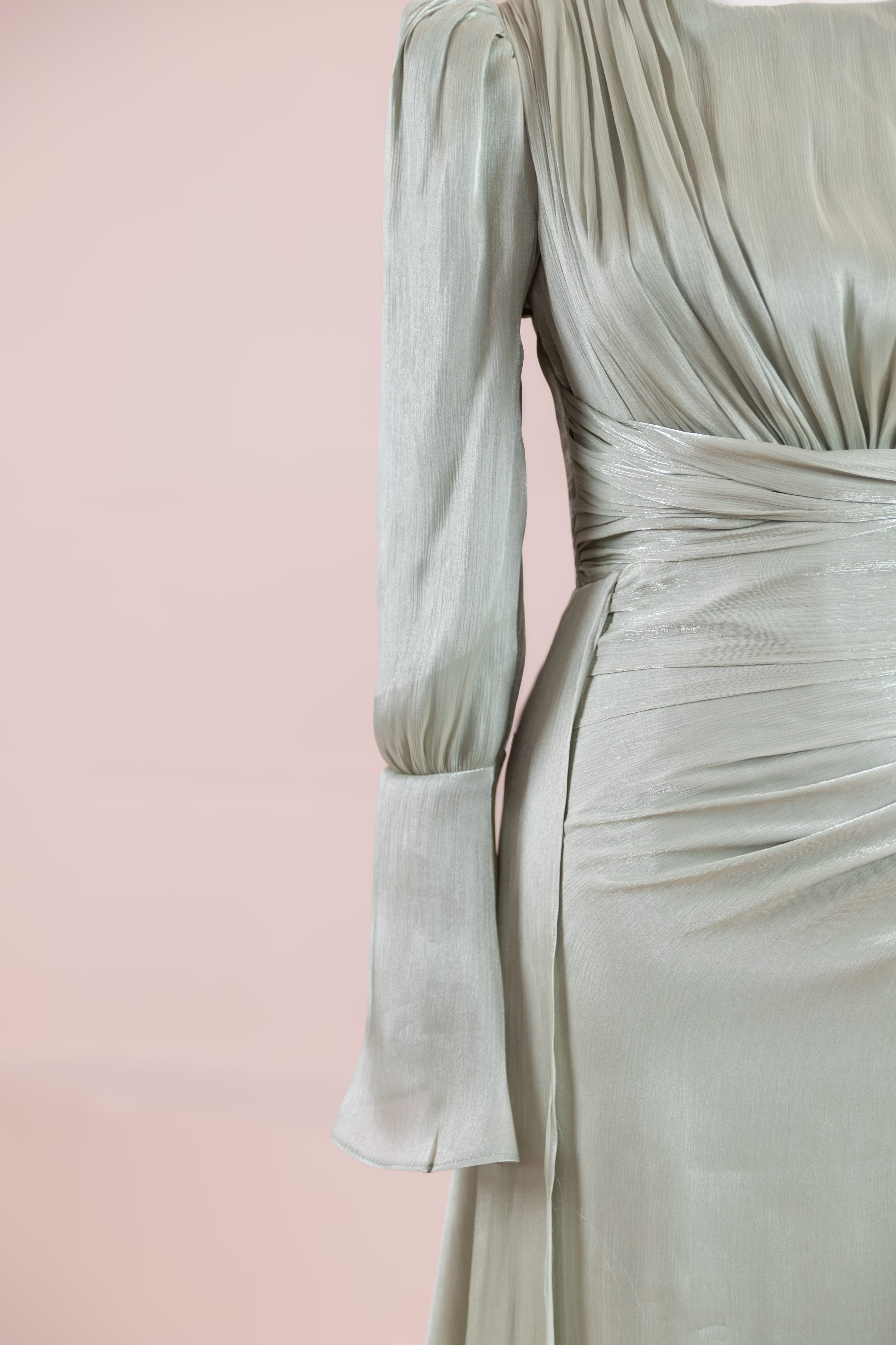 Glamour Tesettür Abiye - mint