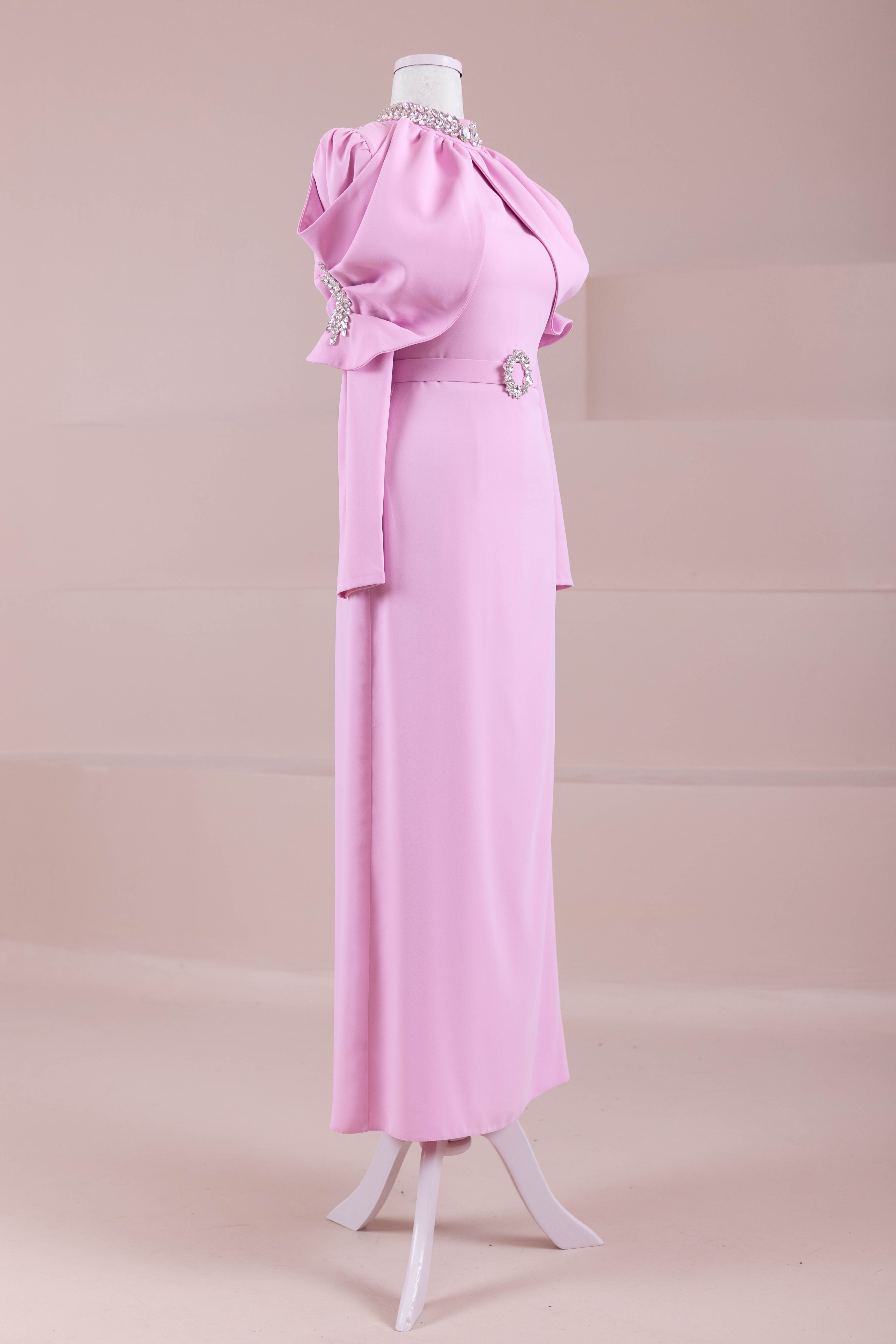 Tilu Tesettür Abiye  - Pink