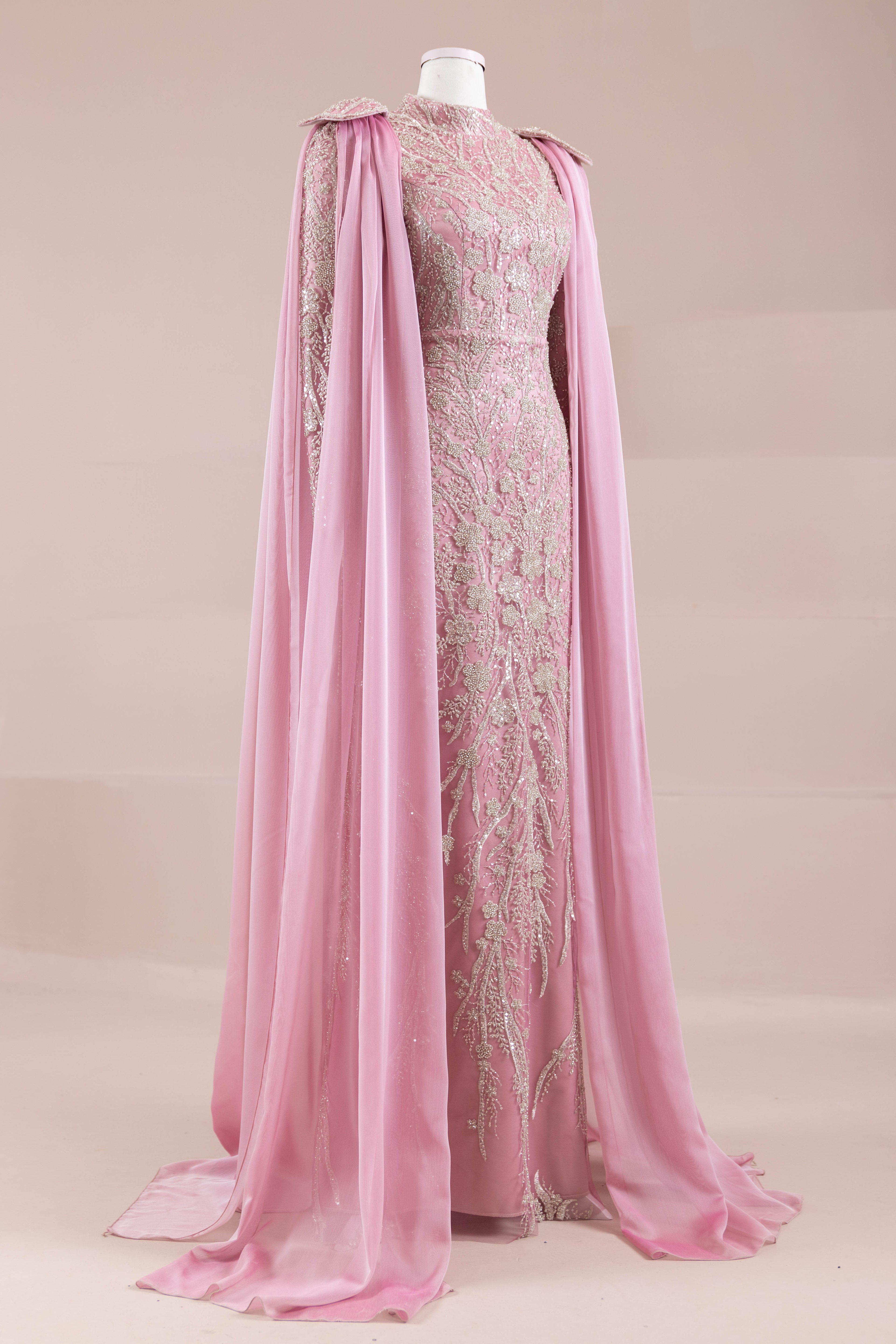 Glam Tesettür Abiye - Rose
