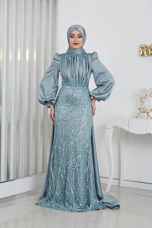 Bible Hijab Evening Dress