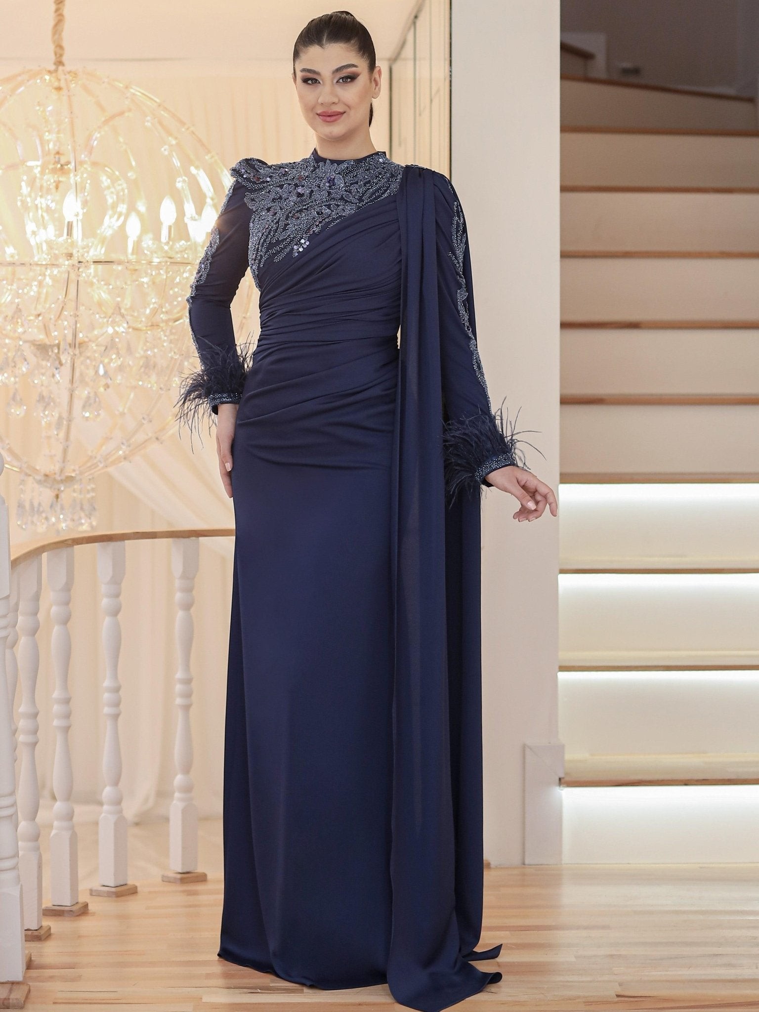 Melina Hijab Evening Dress