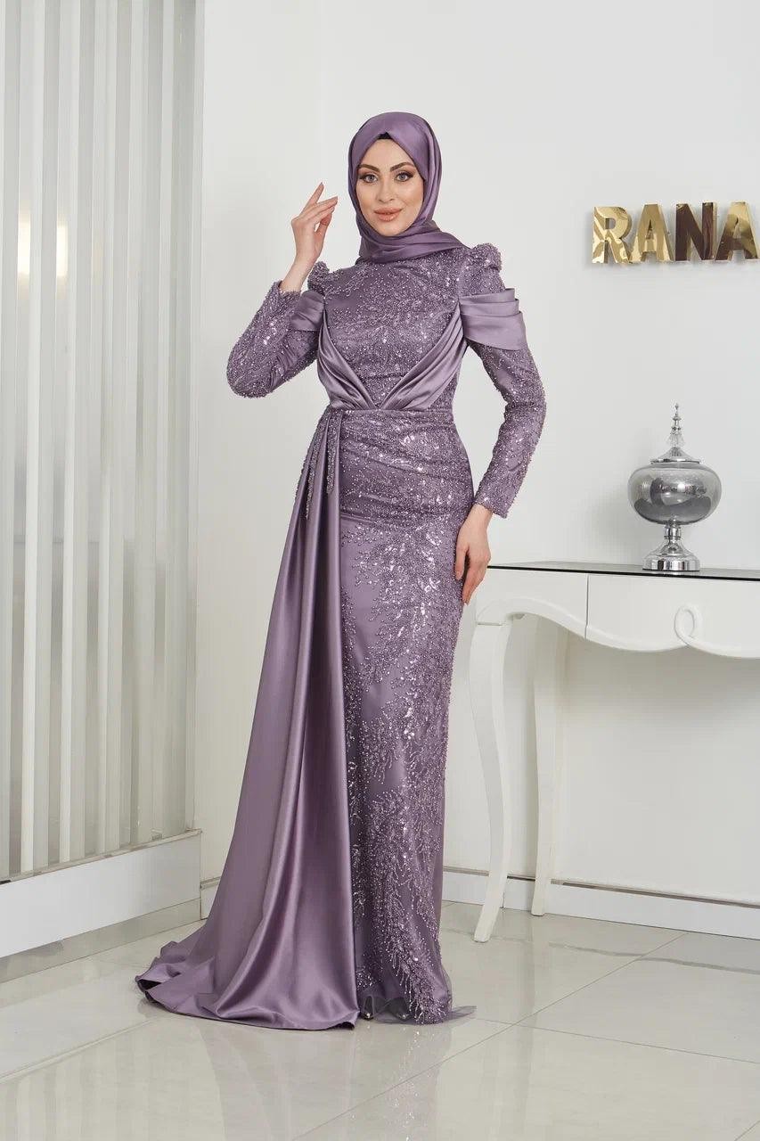 Marseille Hijab Evening Dress