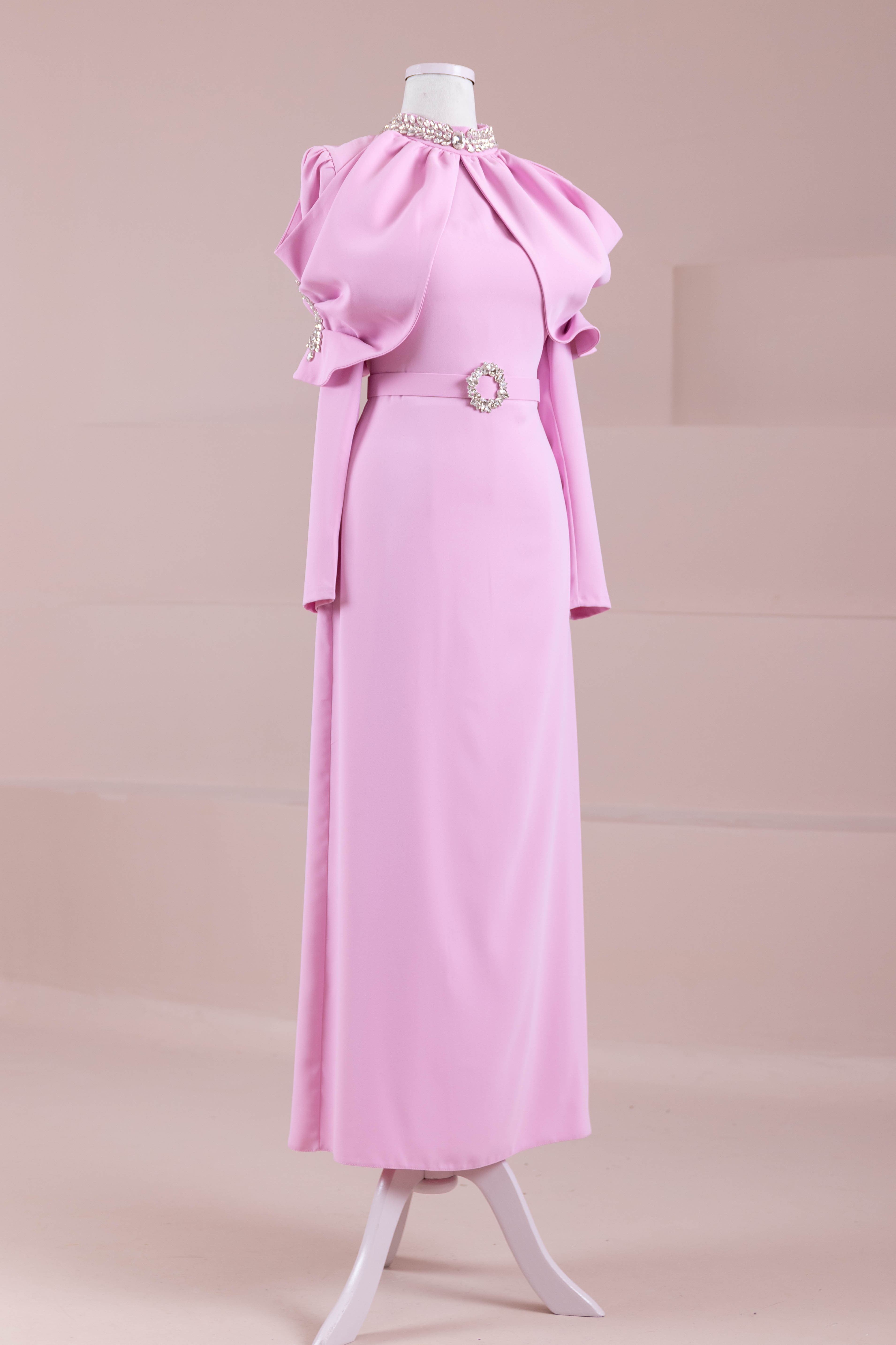 Tilu Tesettür Abiye  - Pink