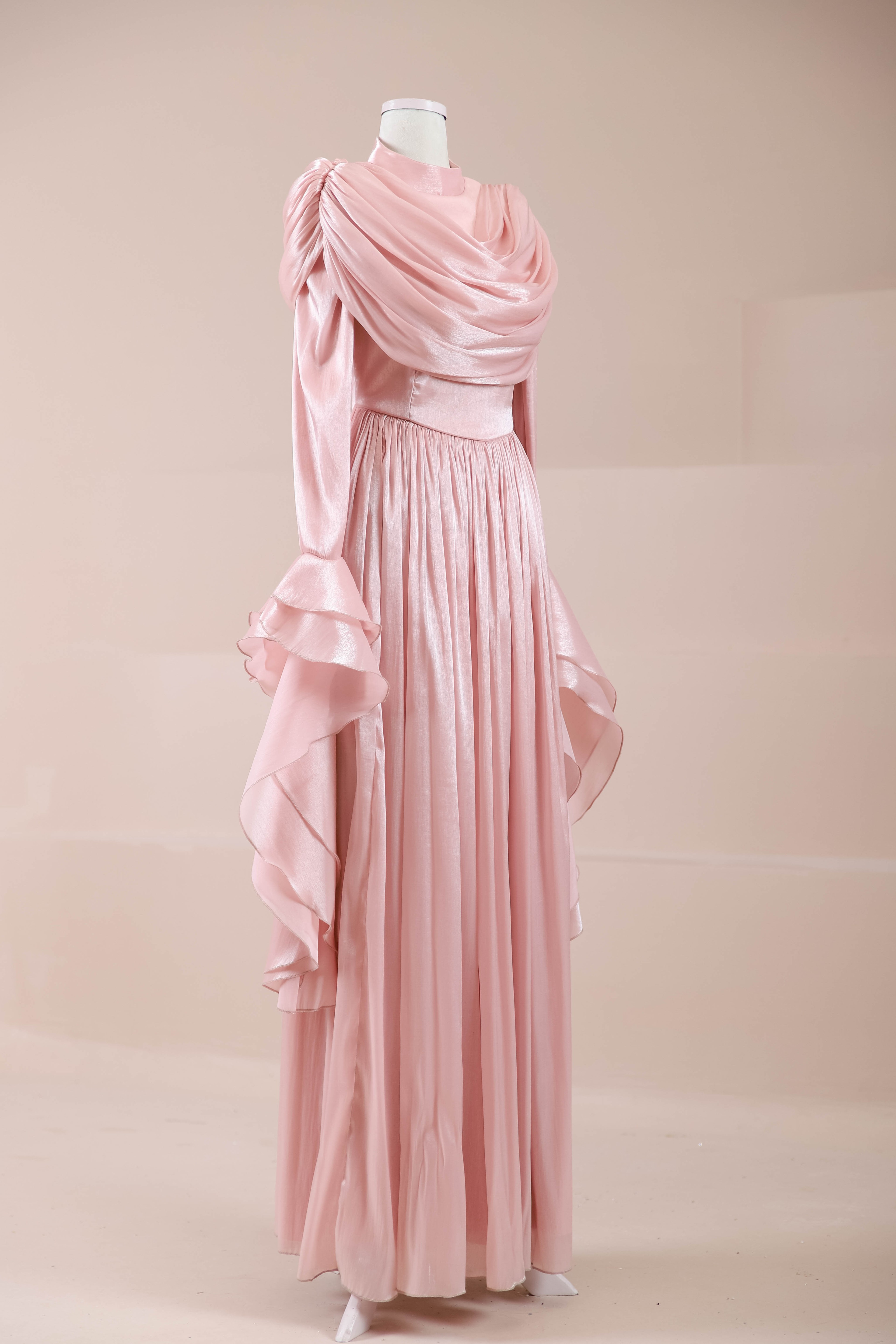 Arvia Tesettür Abiye - Powder Pink
