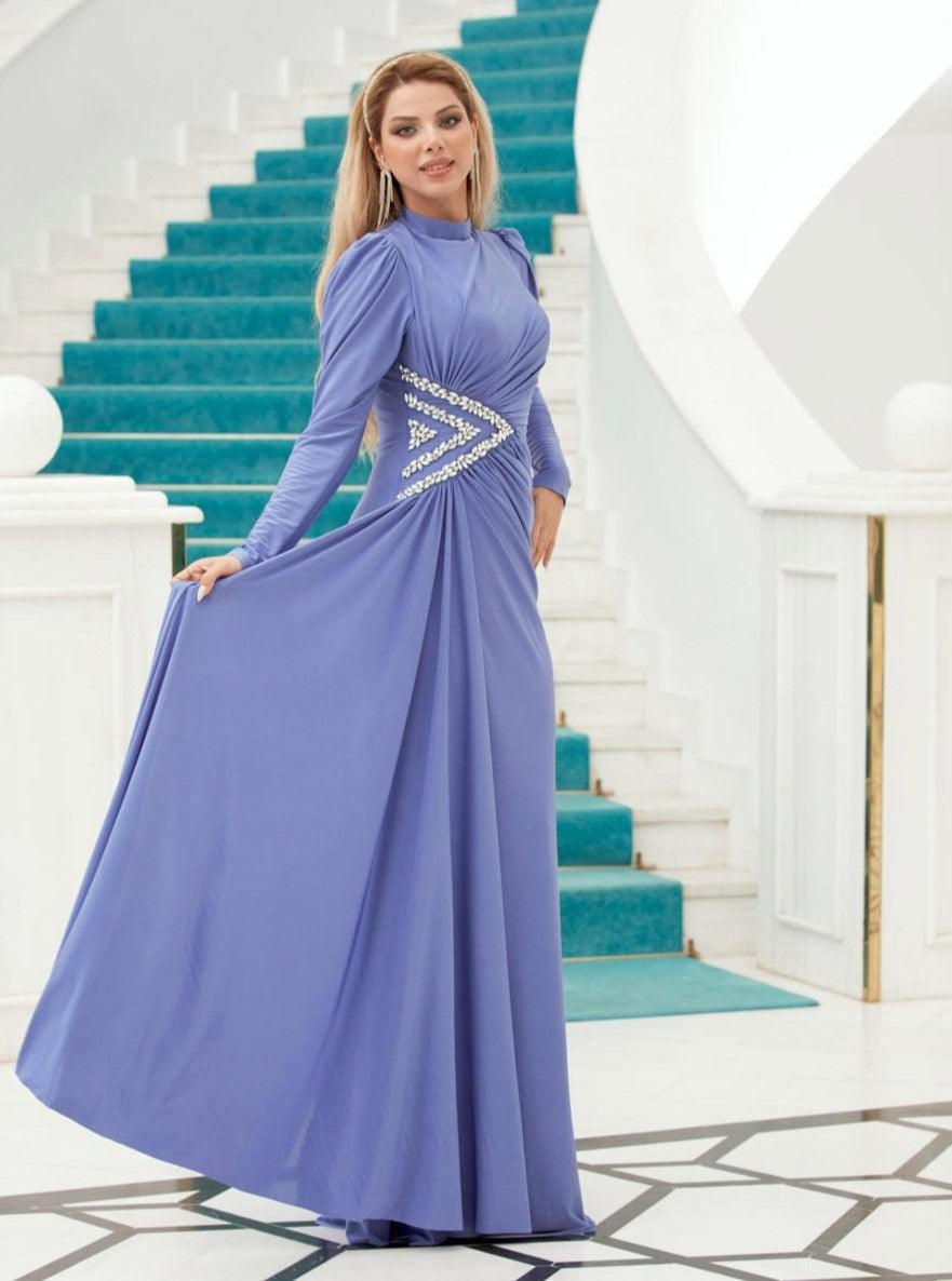 Roza Hijab Evening Dress