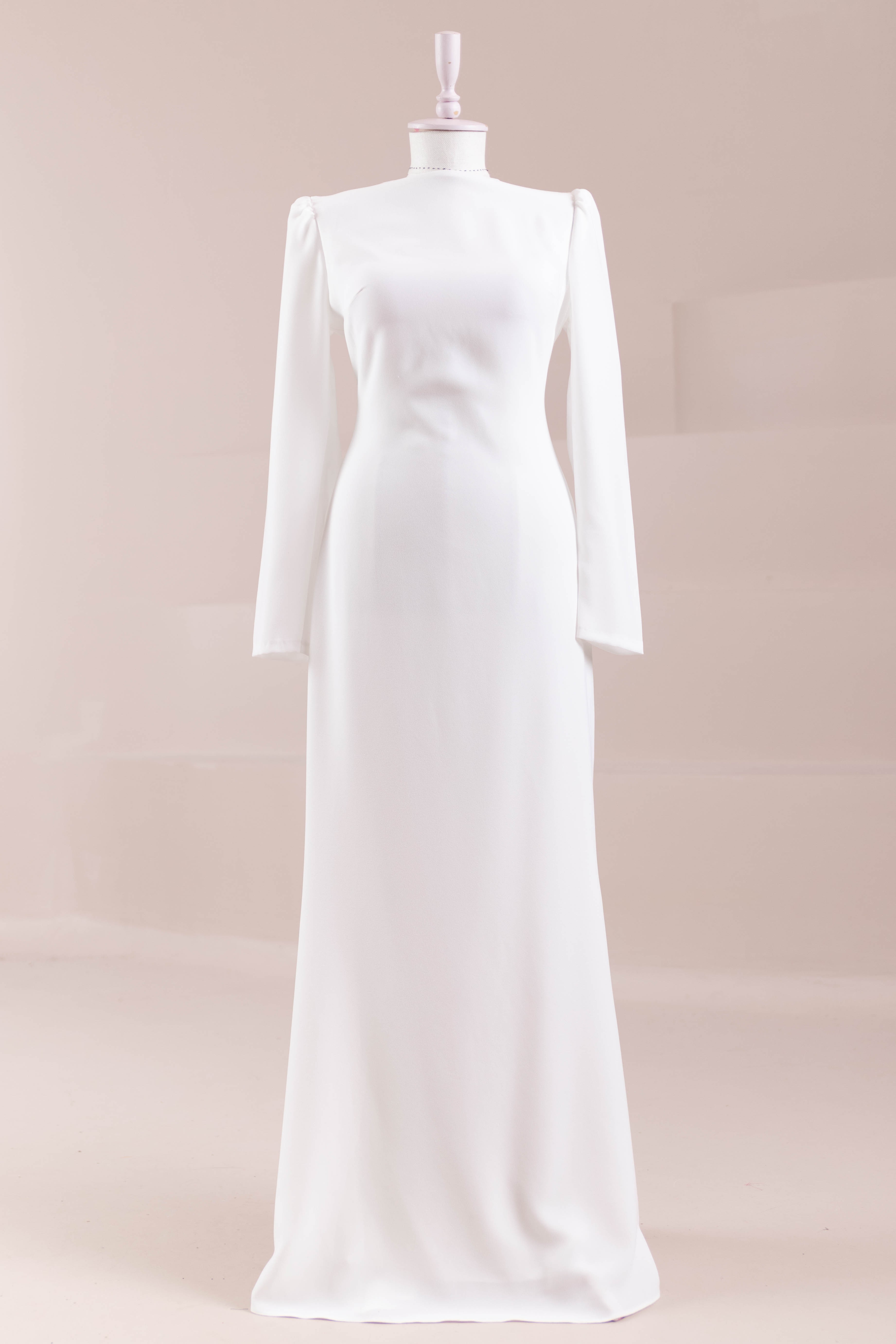 Layali Tesettür Abiye - White