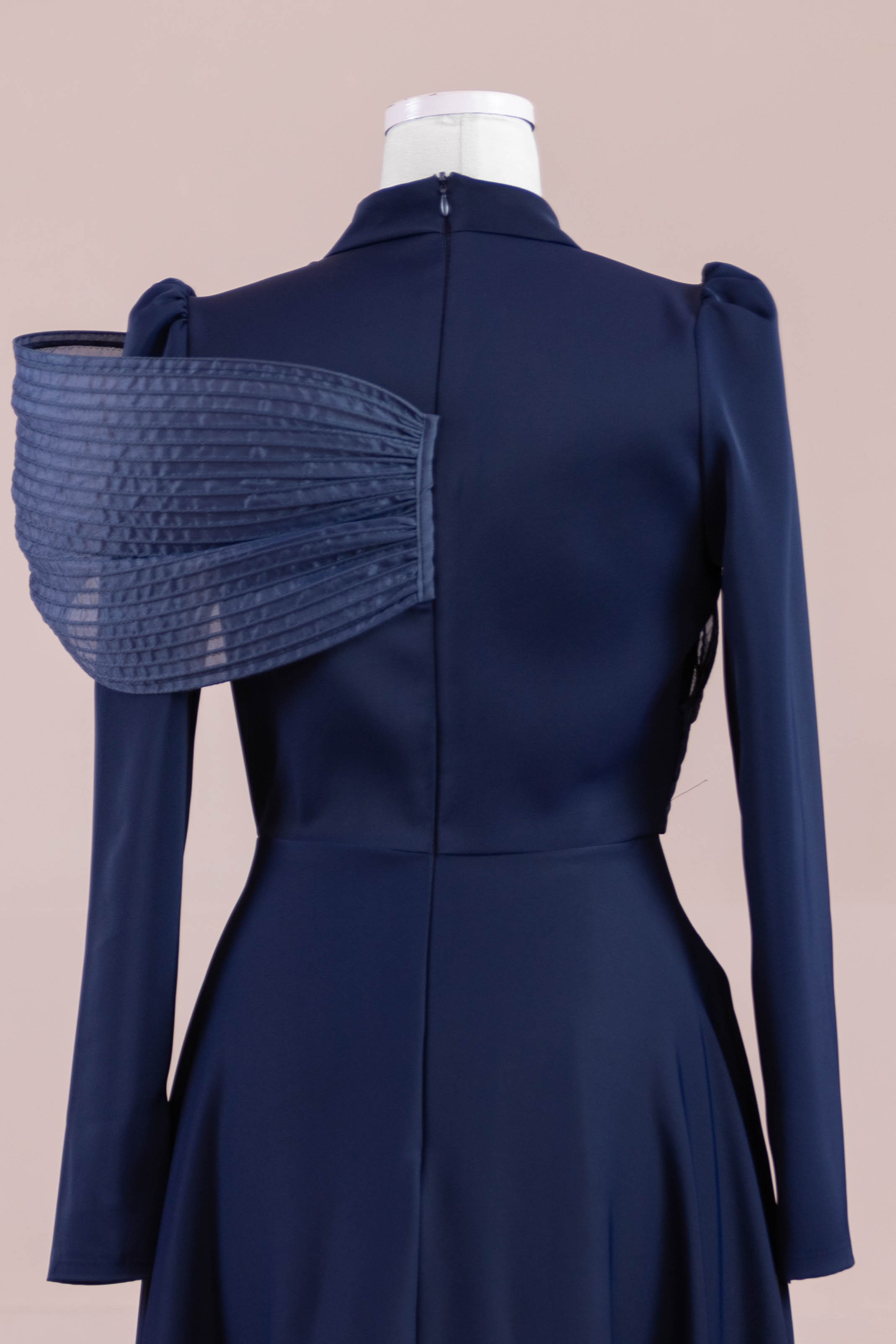 Sinetra Tesettür Abiye - Navy Blue