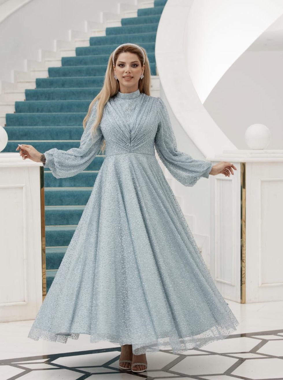 Sezen Hijab Abendkleid