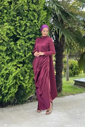 Almira Cherry Rotten Hijab Evening Dress