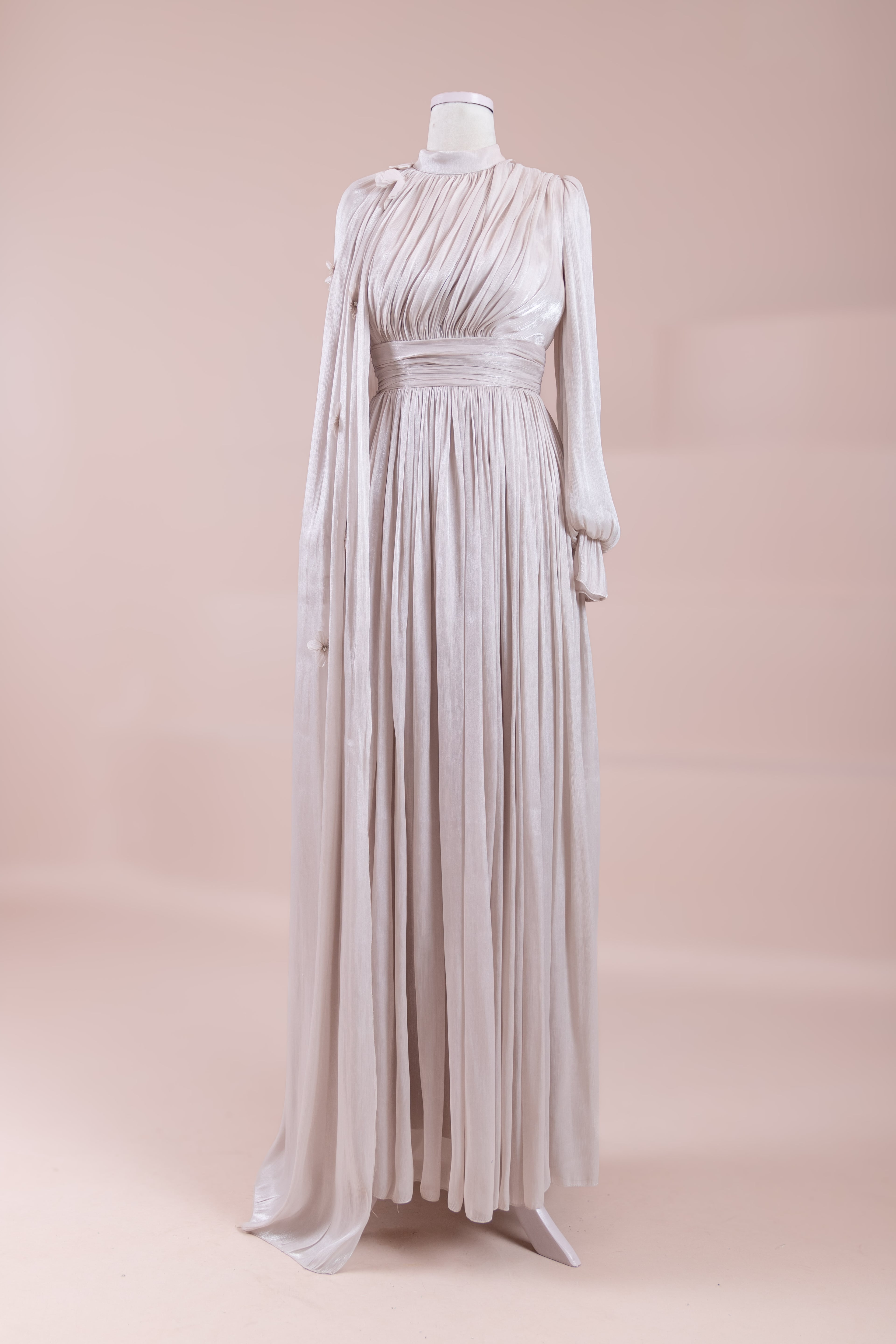 Sivra Tesettür Abiye - Beige