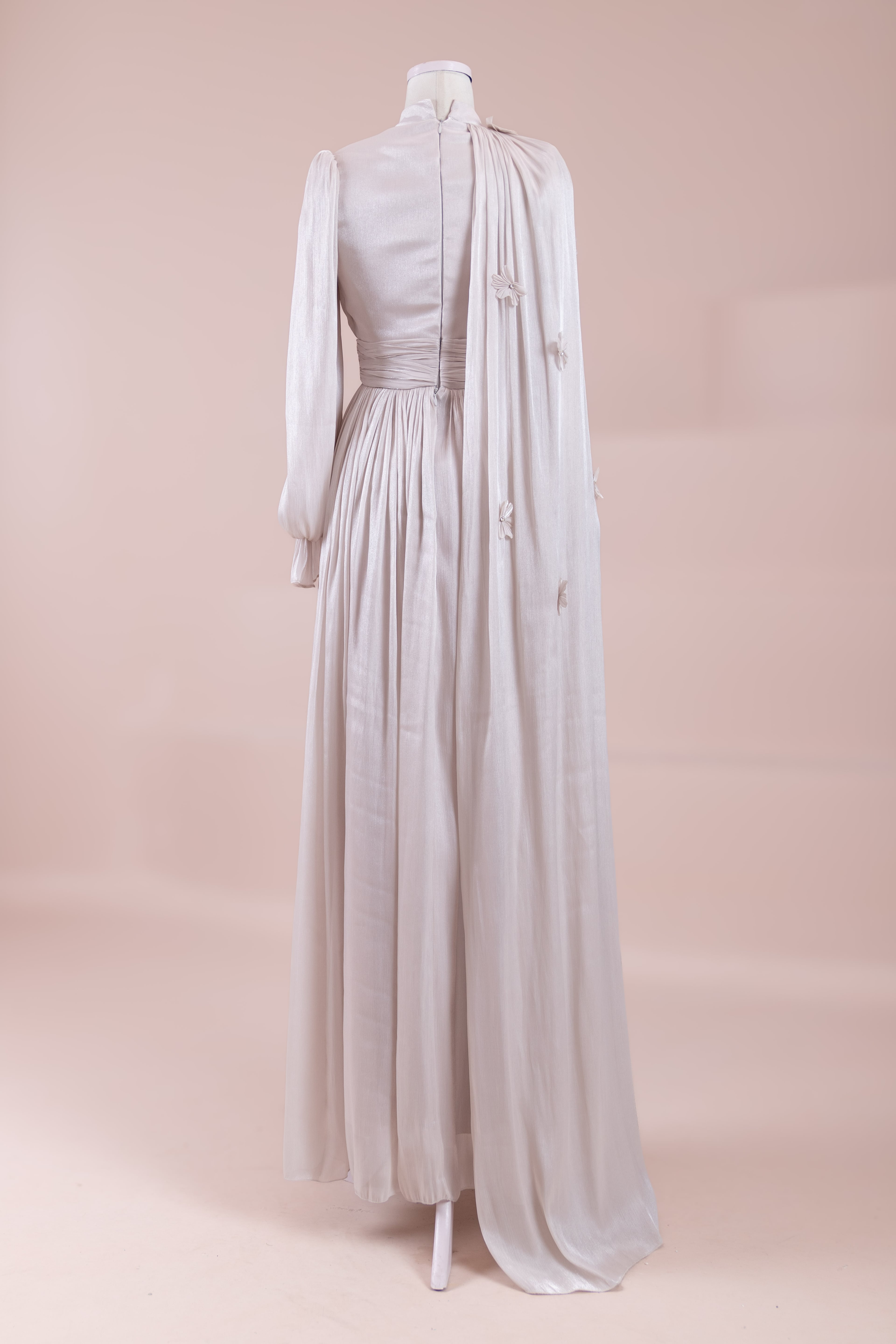 Sivra Tesettür Abiye - Beige