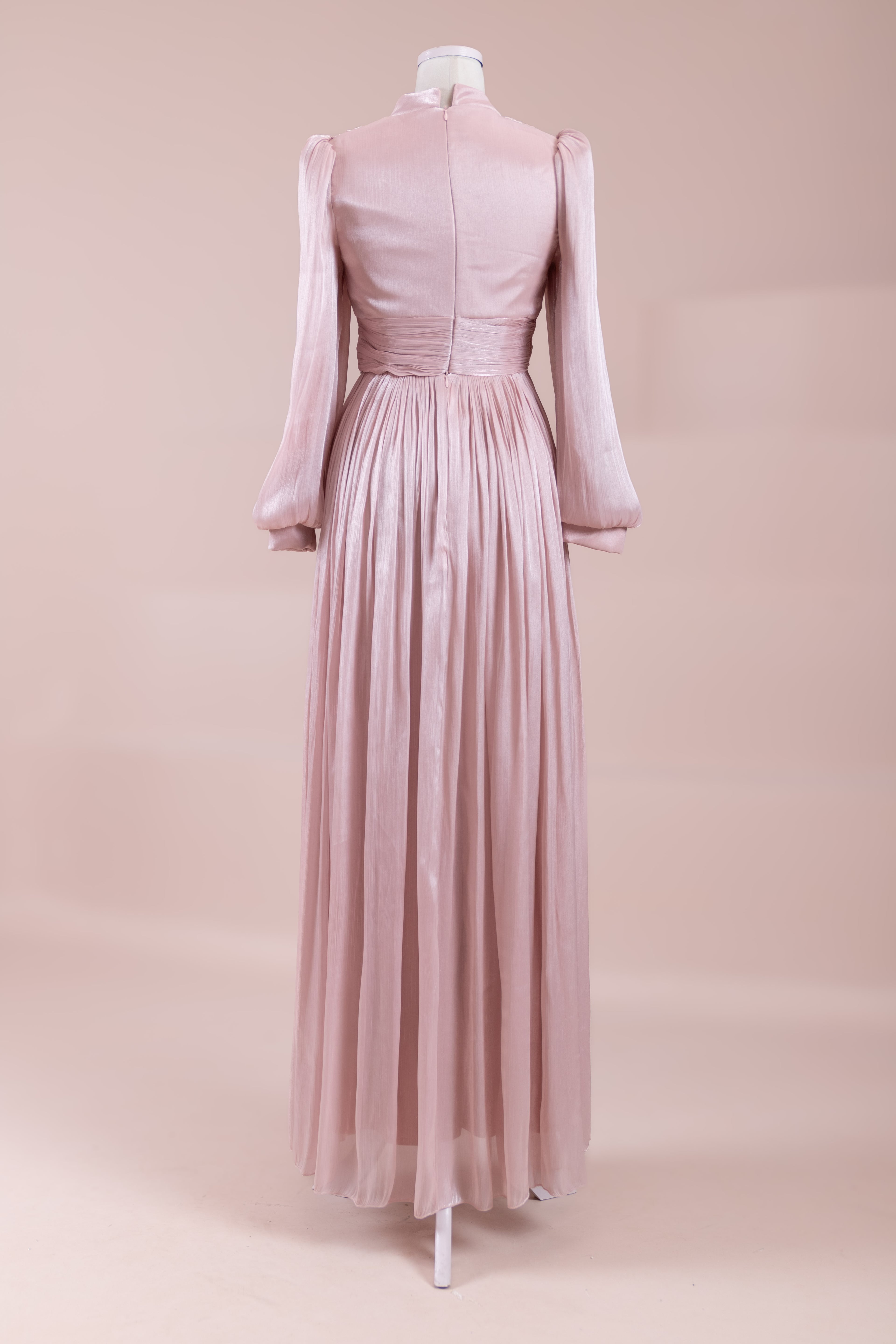 Elin Tesettür Abiye - Powder Pink