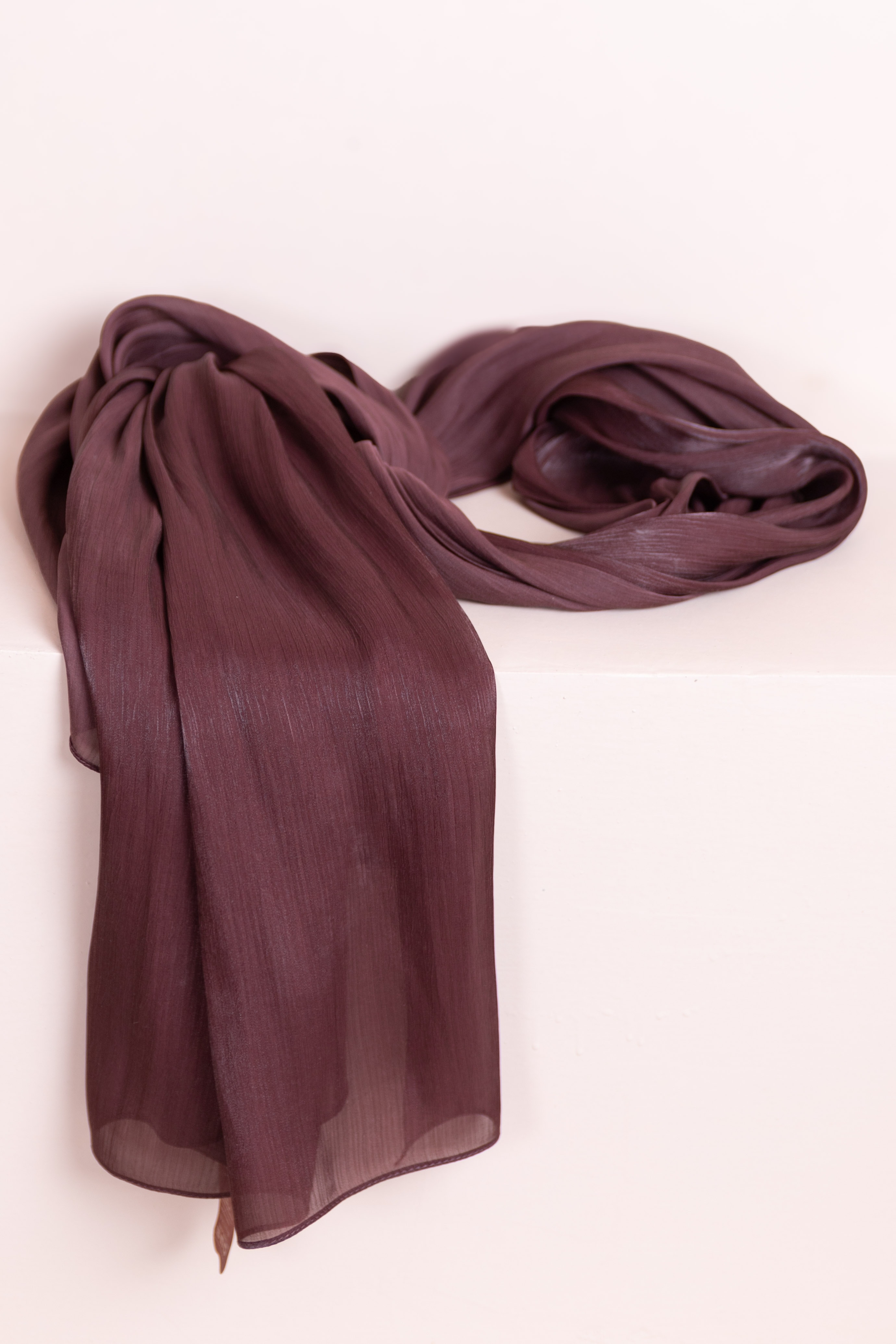 Şal Bery Burgundy