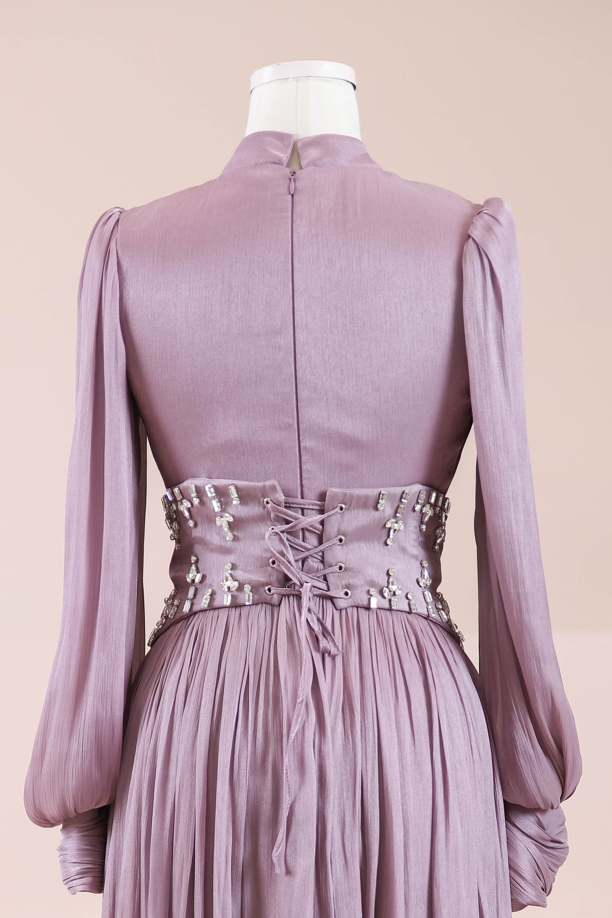 Belora Tesettür Abiye - Purple