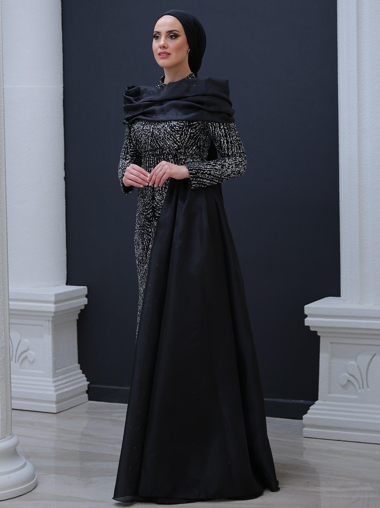 Ahven Hijab Evening Dress