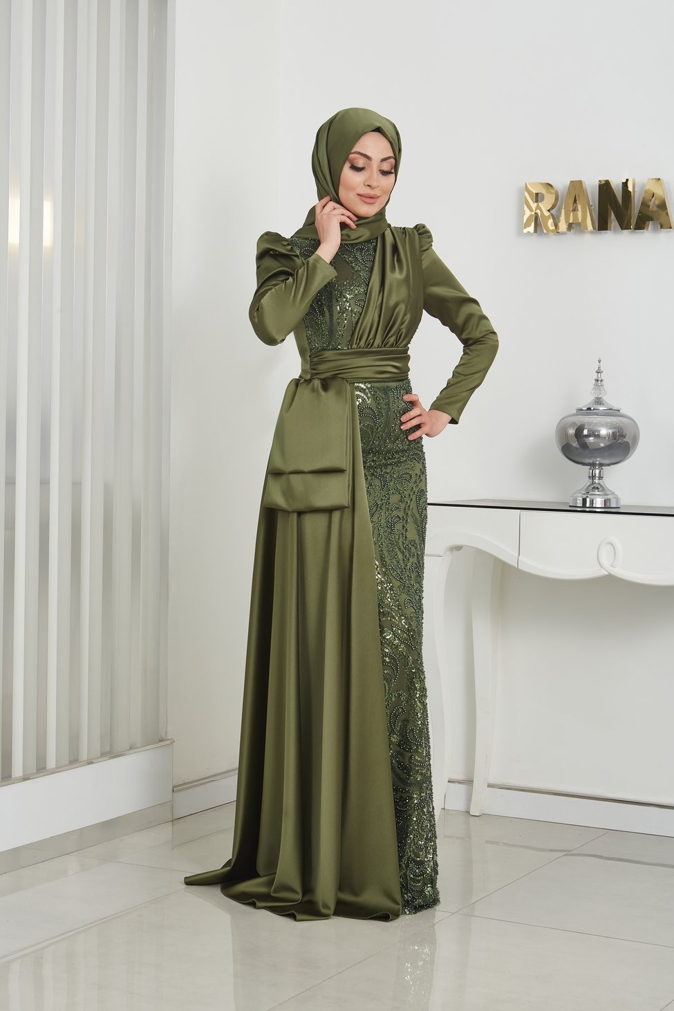 Alissa Hijab Evening Dress