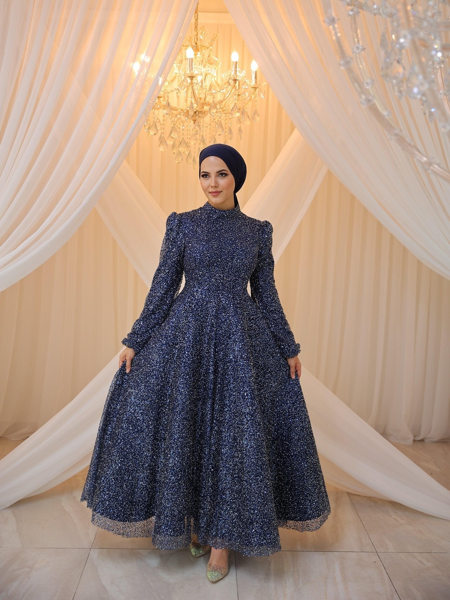 Nida Hijab Evening Dress