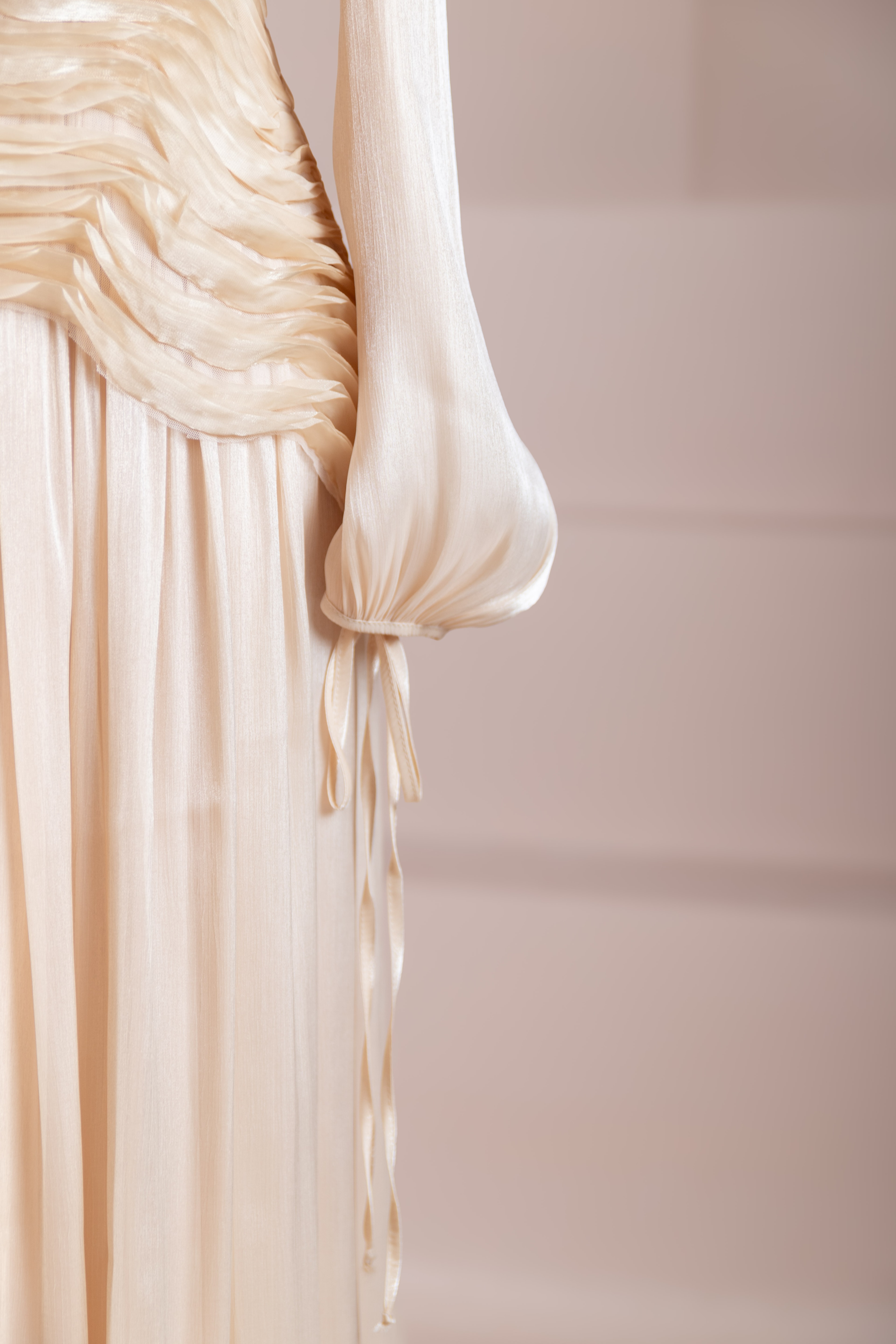 Dalia Tesettür Abiye - Ecru