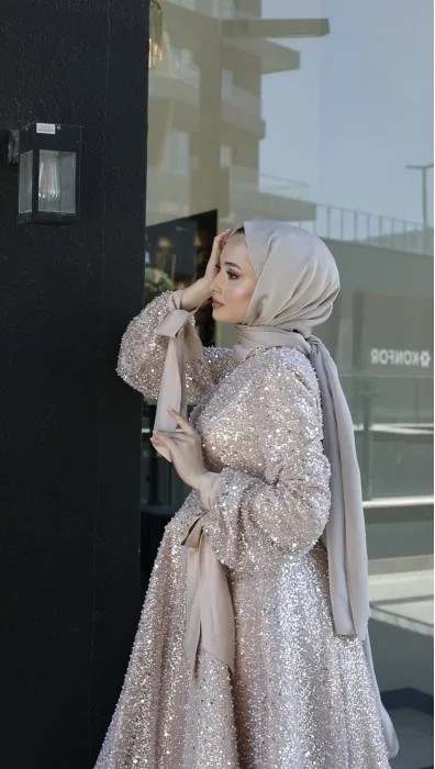 Gelincik Hijab Evening Dress