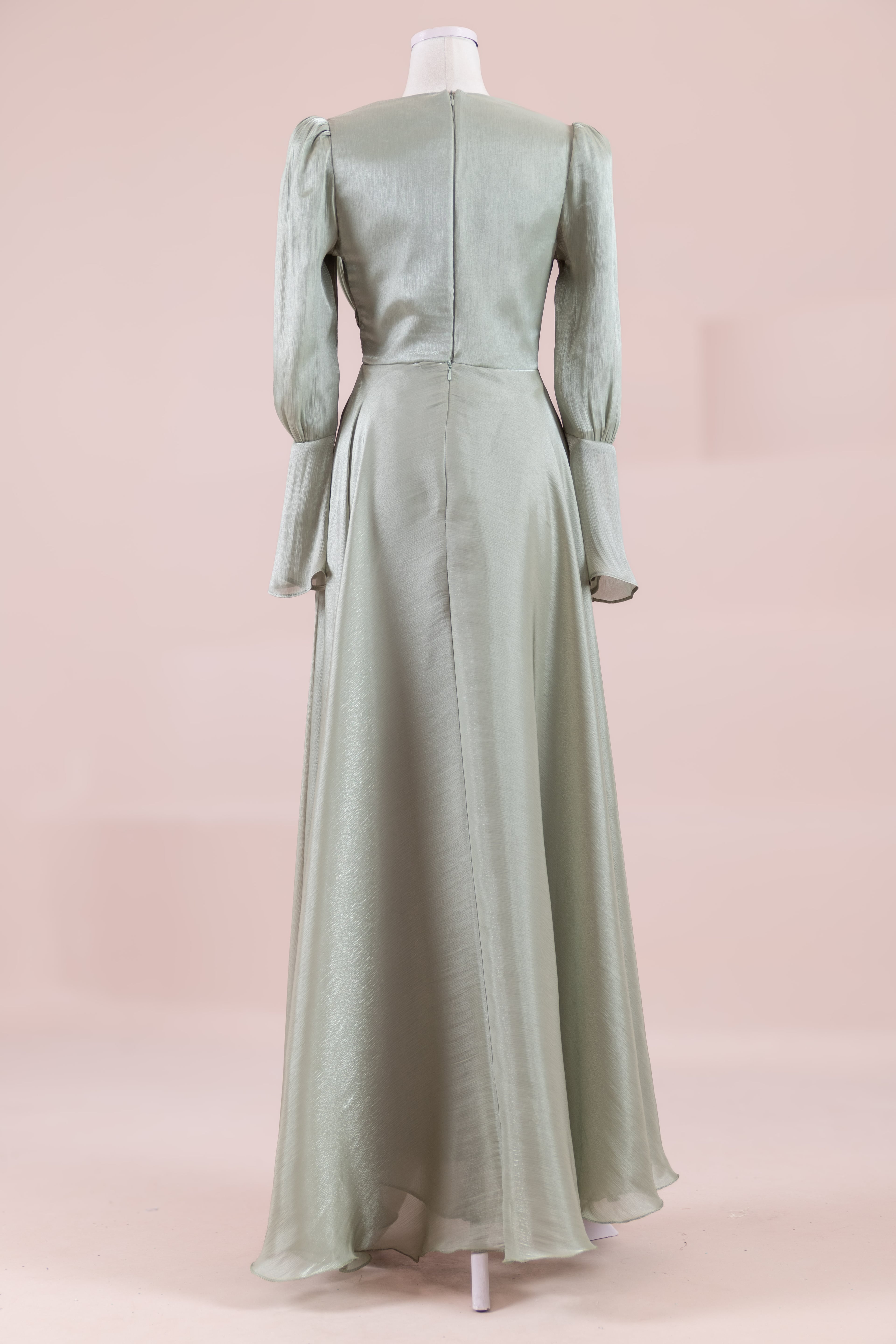 Glamour Tesettür Abiye - mint