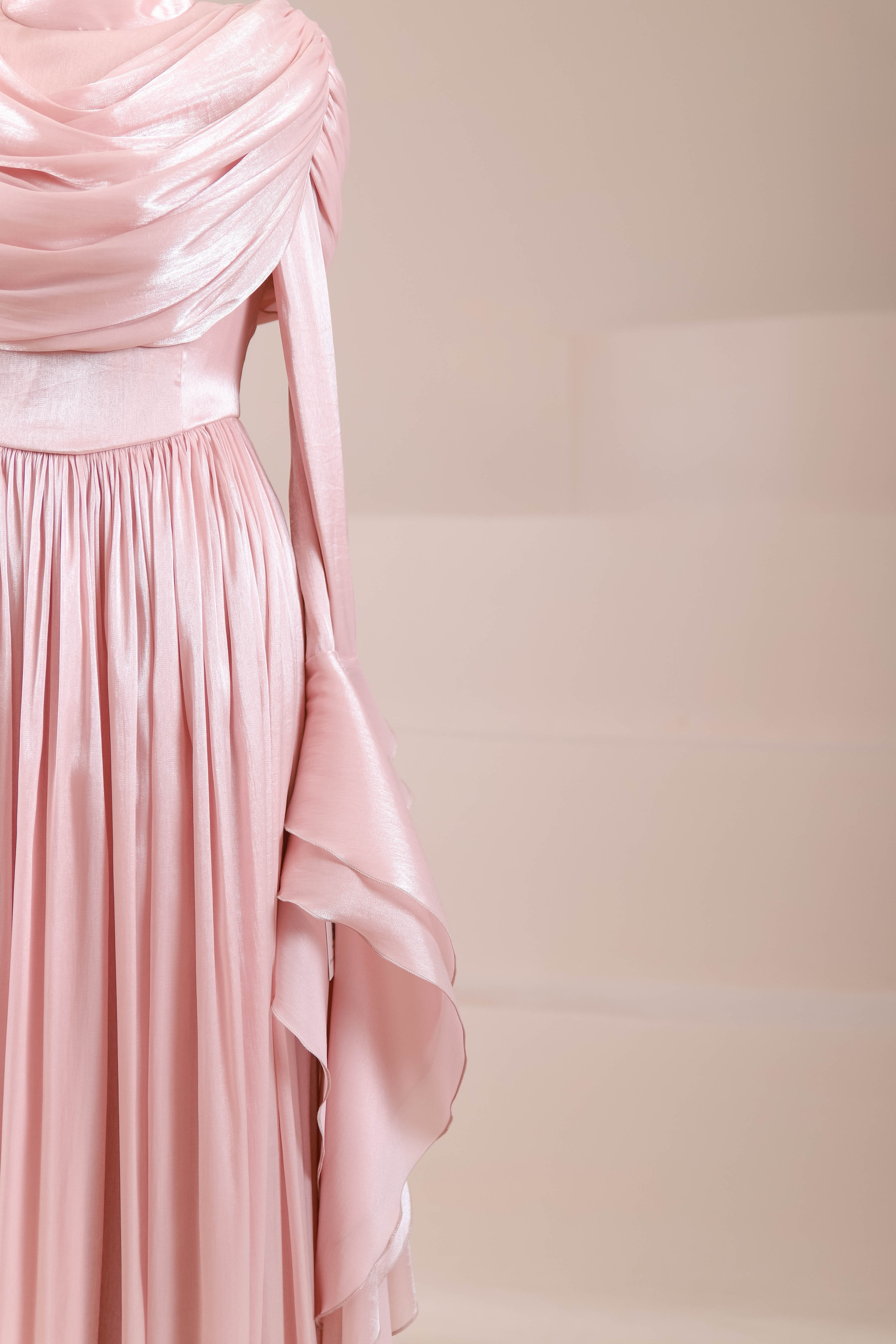 Arvia Tesettür Abiye - Powder Pink
