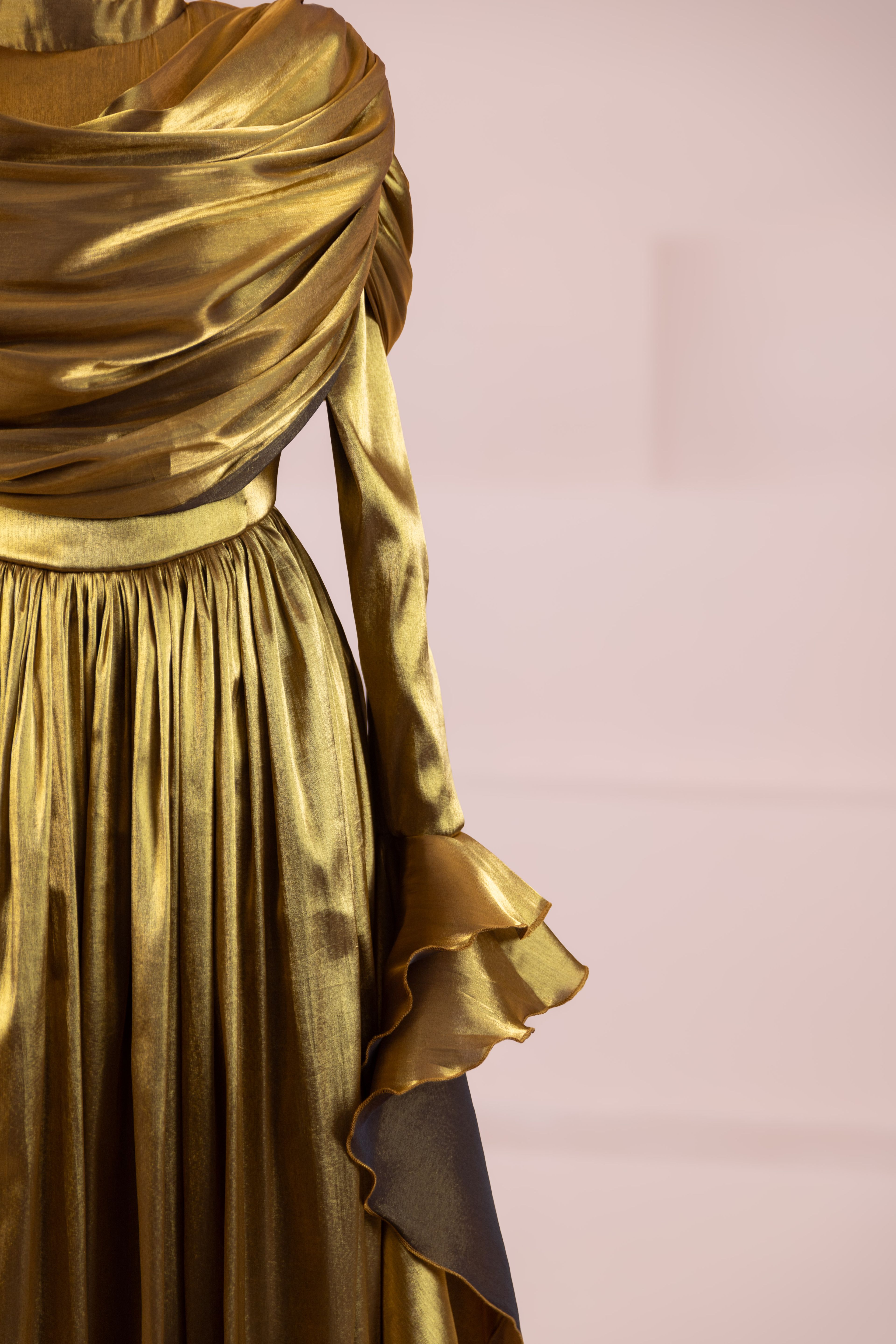 Arvia Tesettür Abiye - GOLD