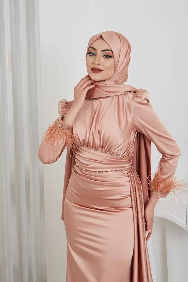 Robe de soirée hijab Marinette