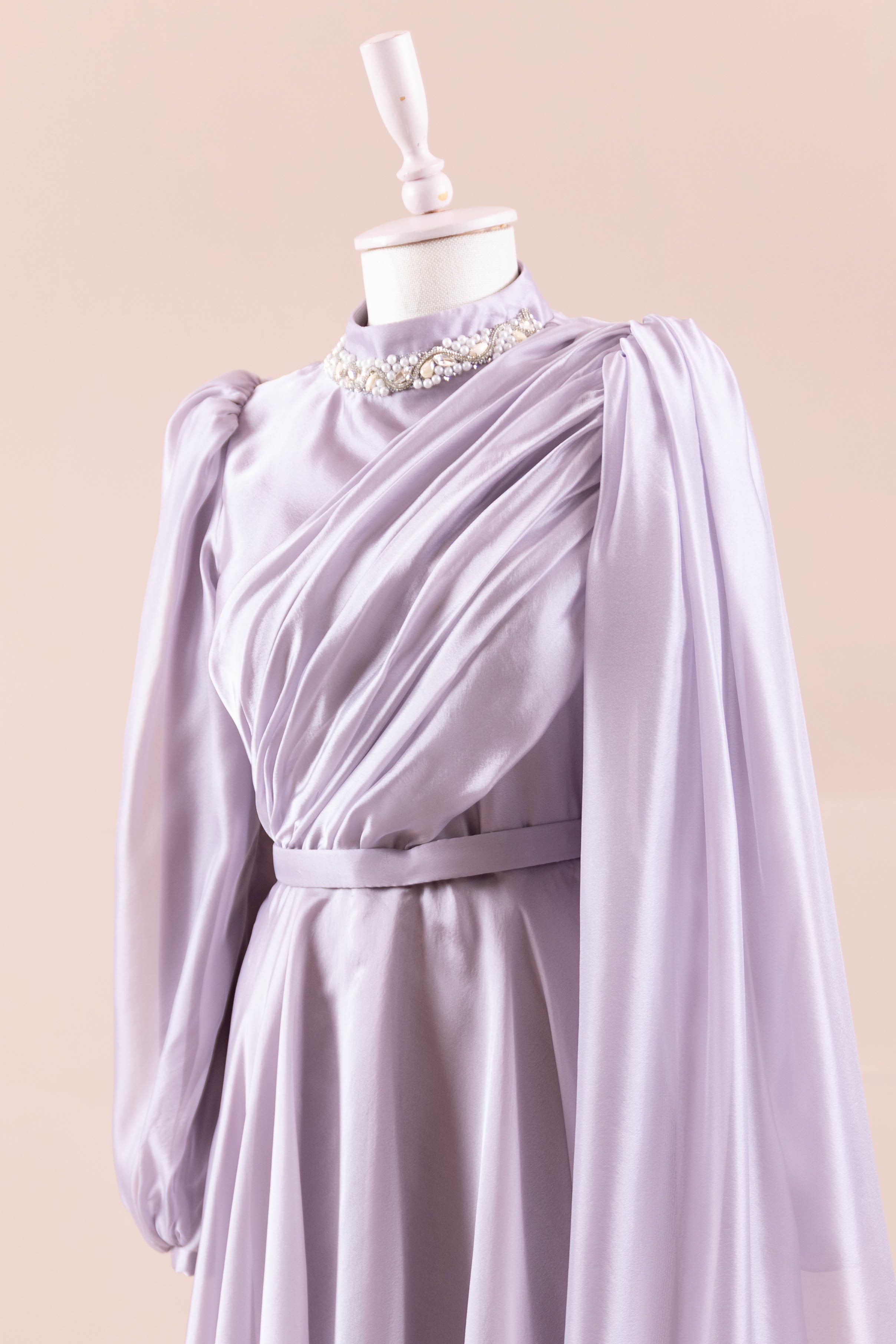 Liora Tesettür Abiye - Lilac