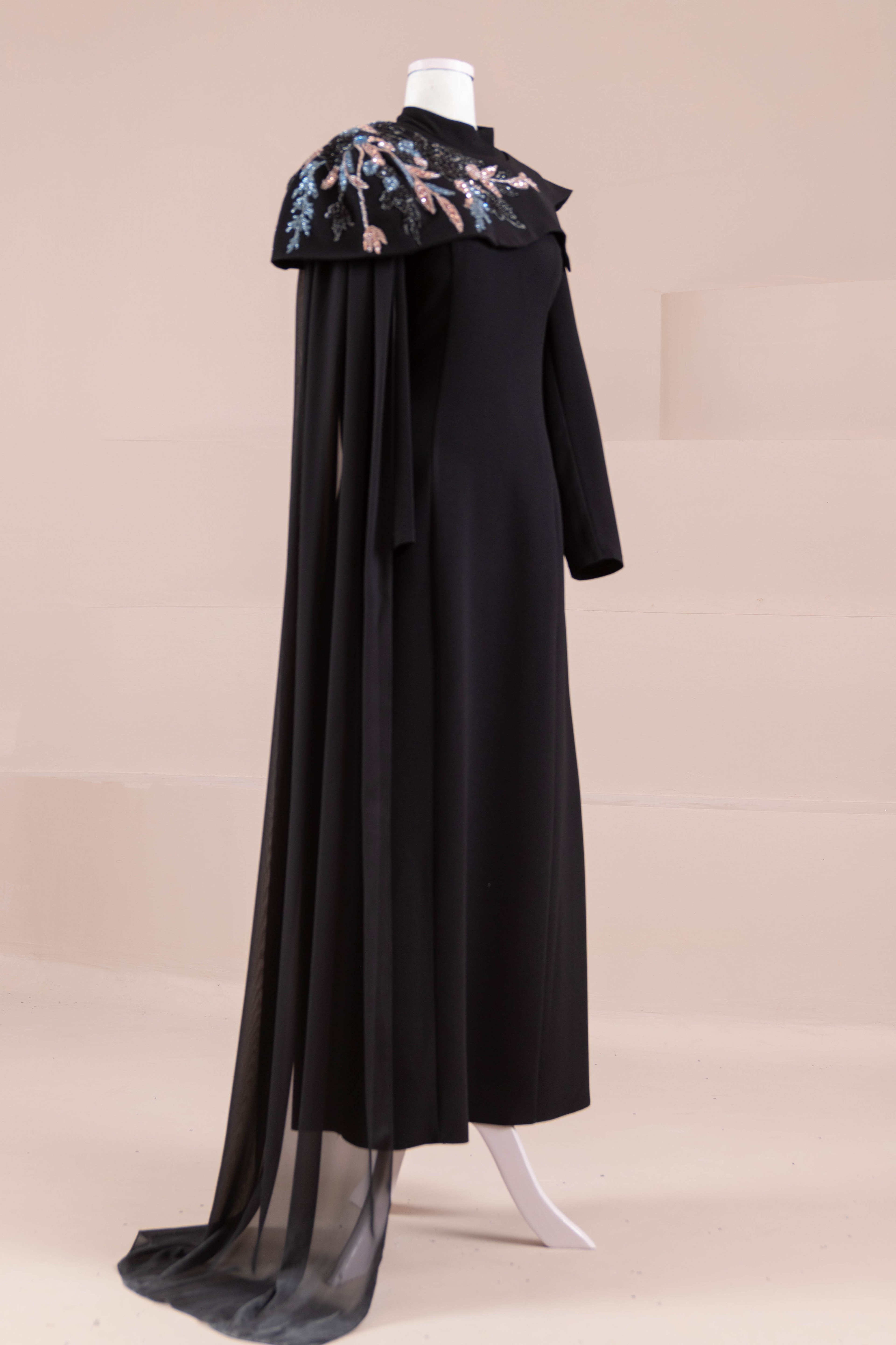 Asilta Tesettür Abiye - Black