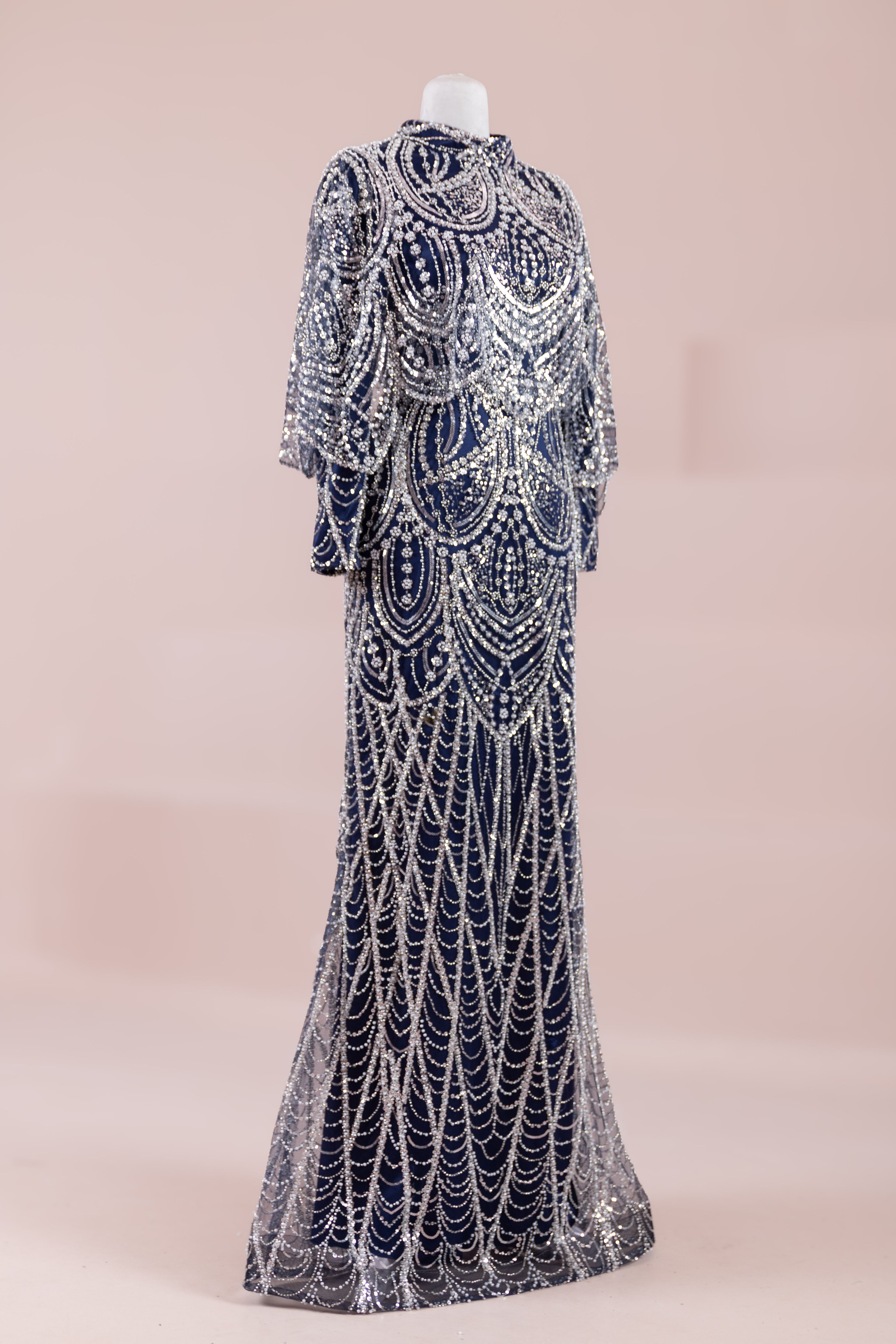Diva Tesettür Abiye - Navy Blue