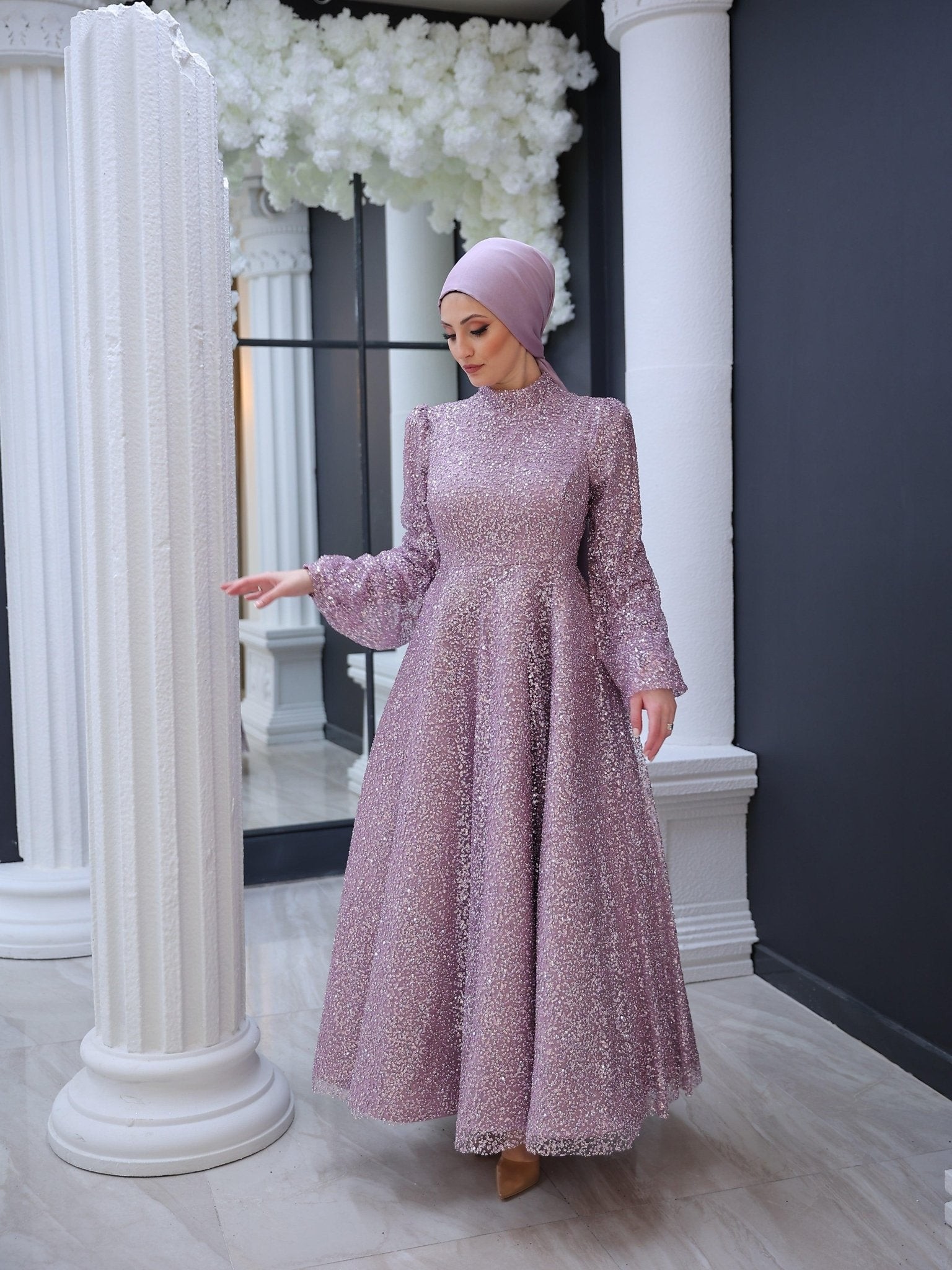 Nida Hijab Evening Dress