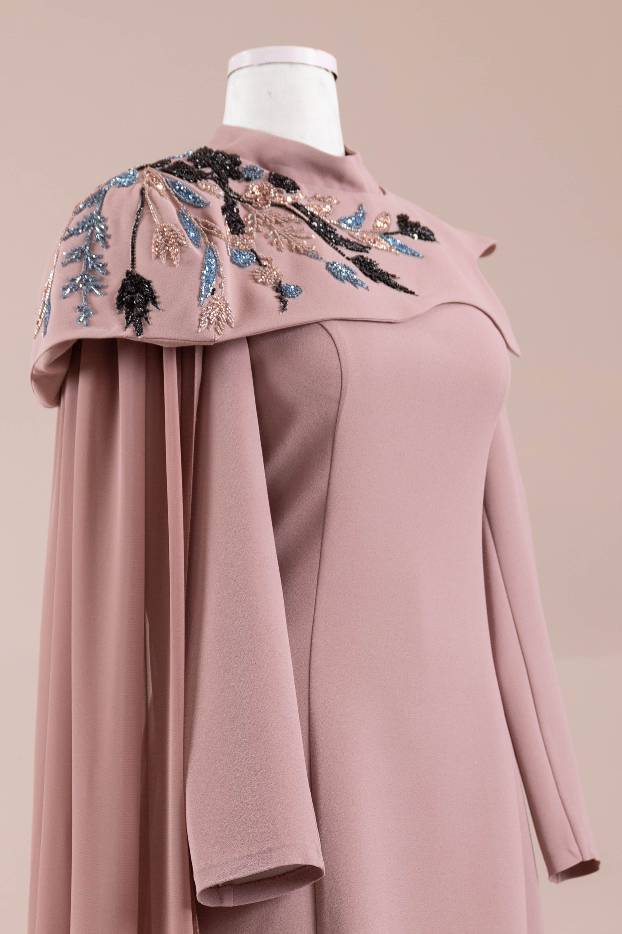 Asilta Tesettür Abiye - Rose