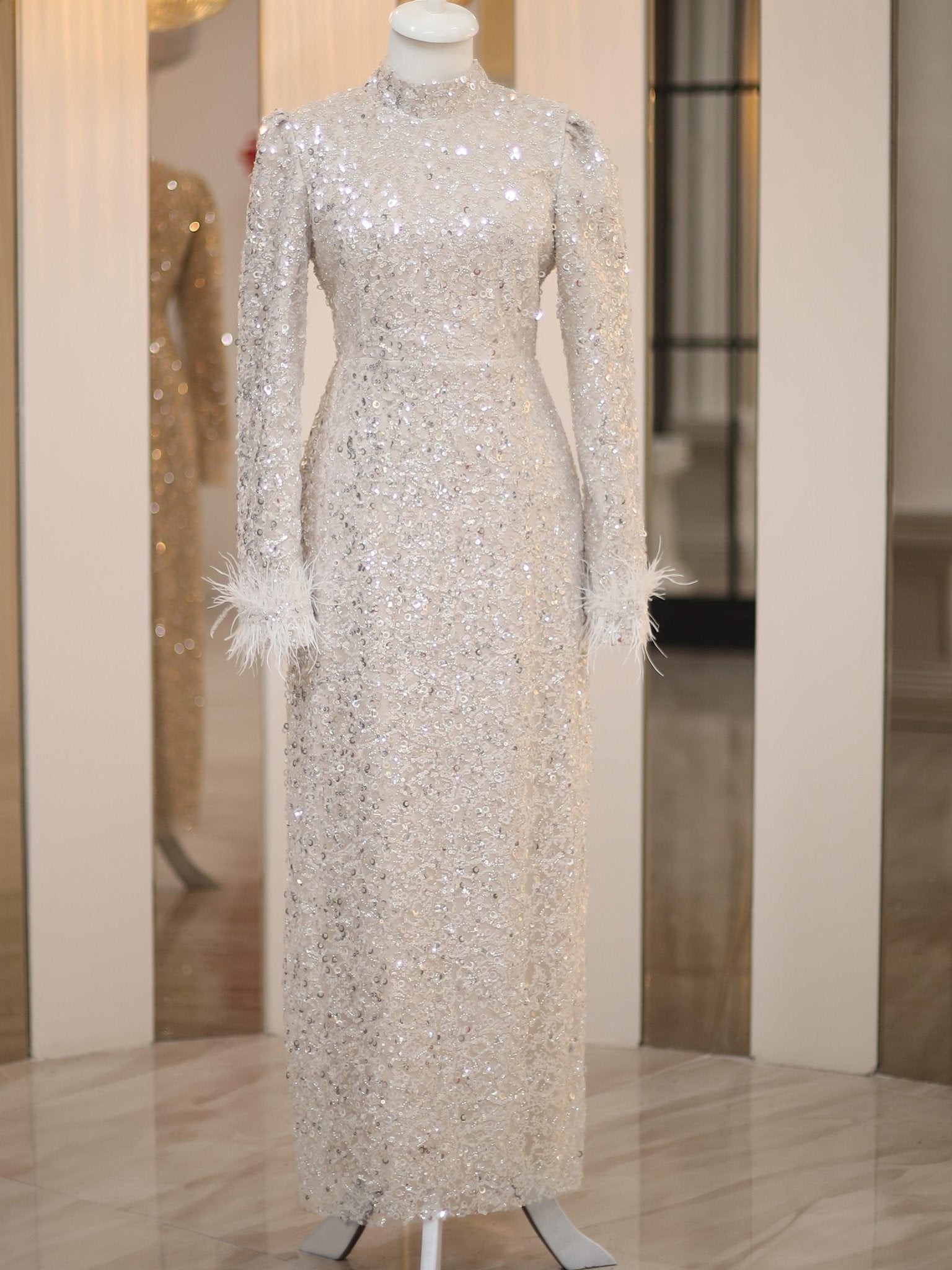 Paris Hijab Evening Dress
