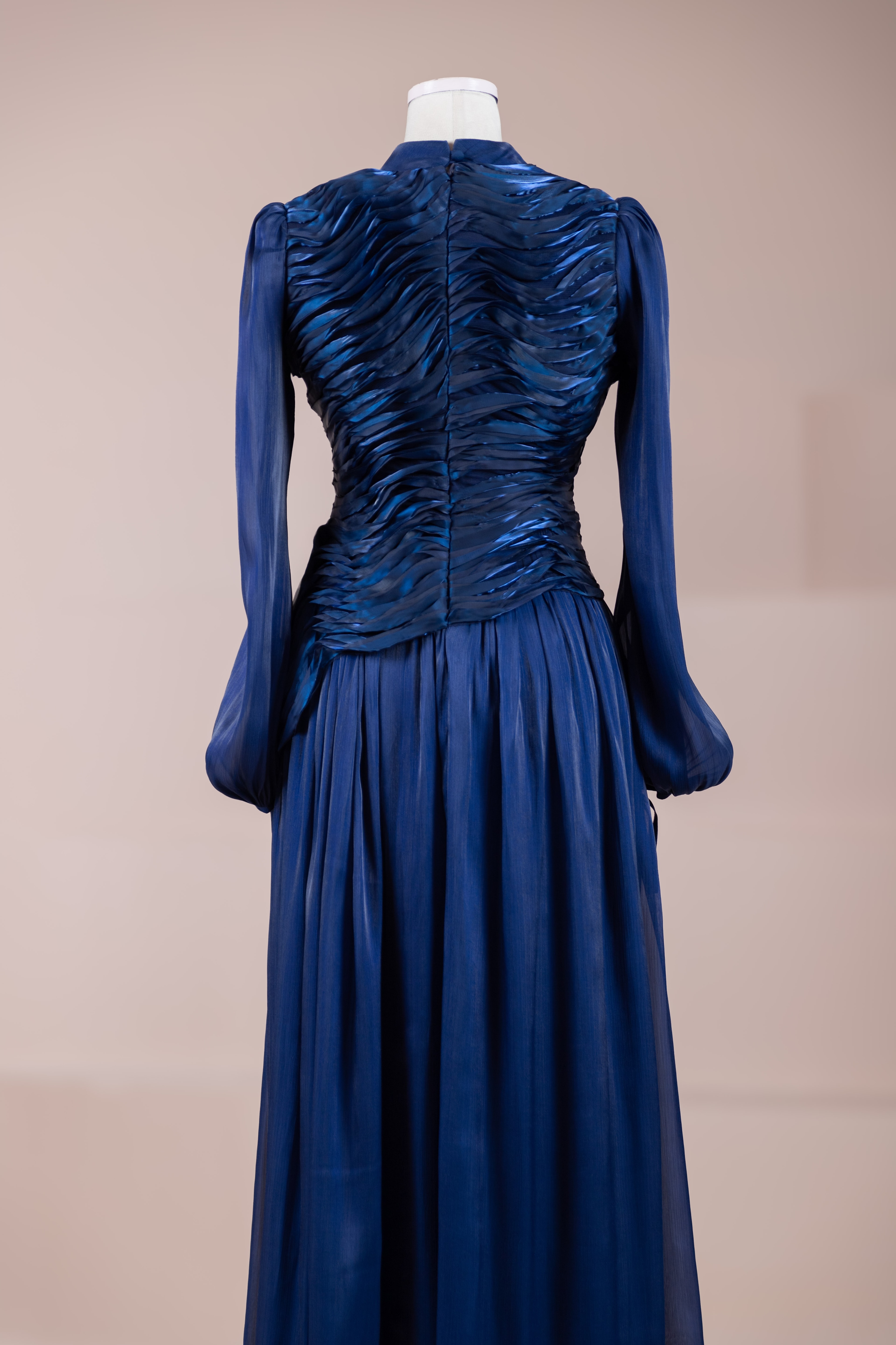 Dalia Tesettür Abiye - Navy Blue