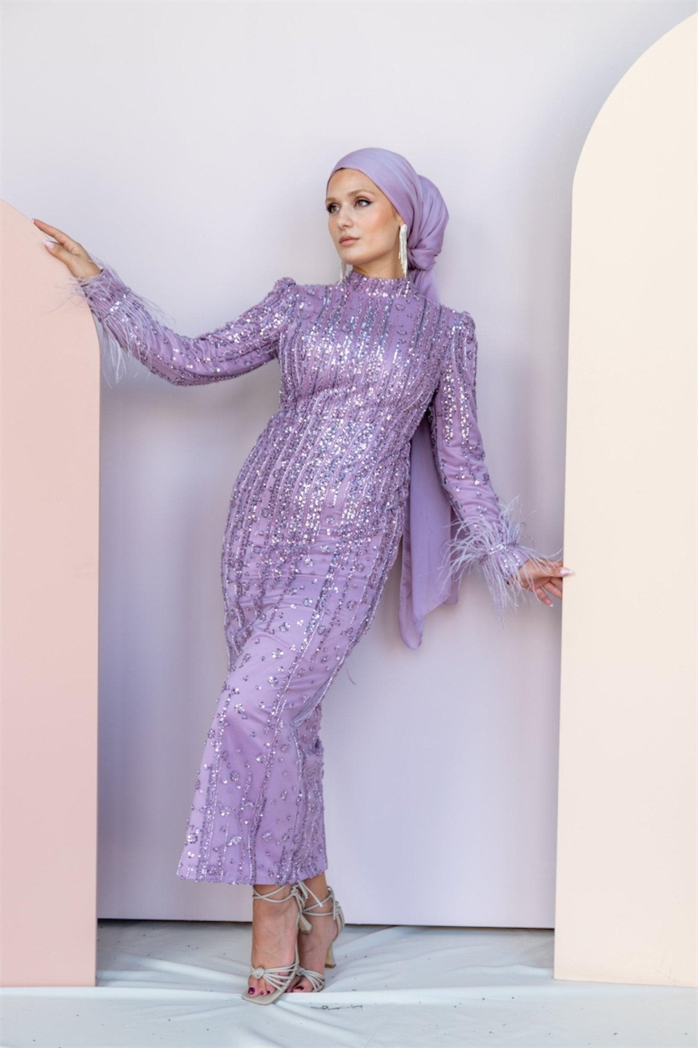 Veronica Hijab Evening Dress