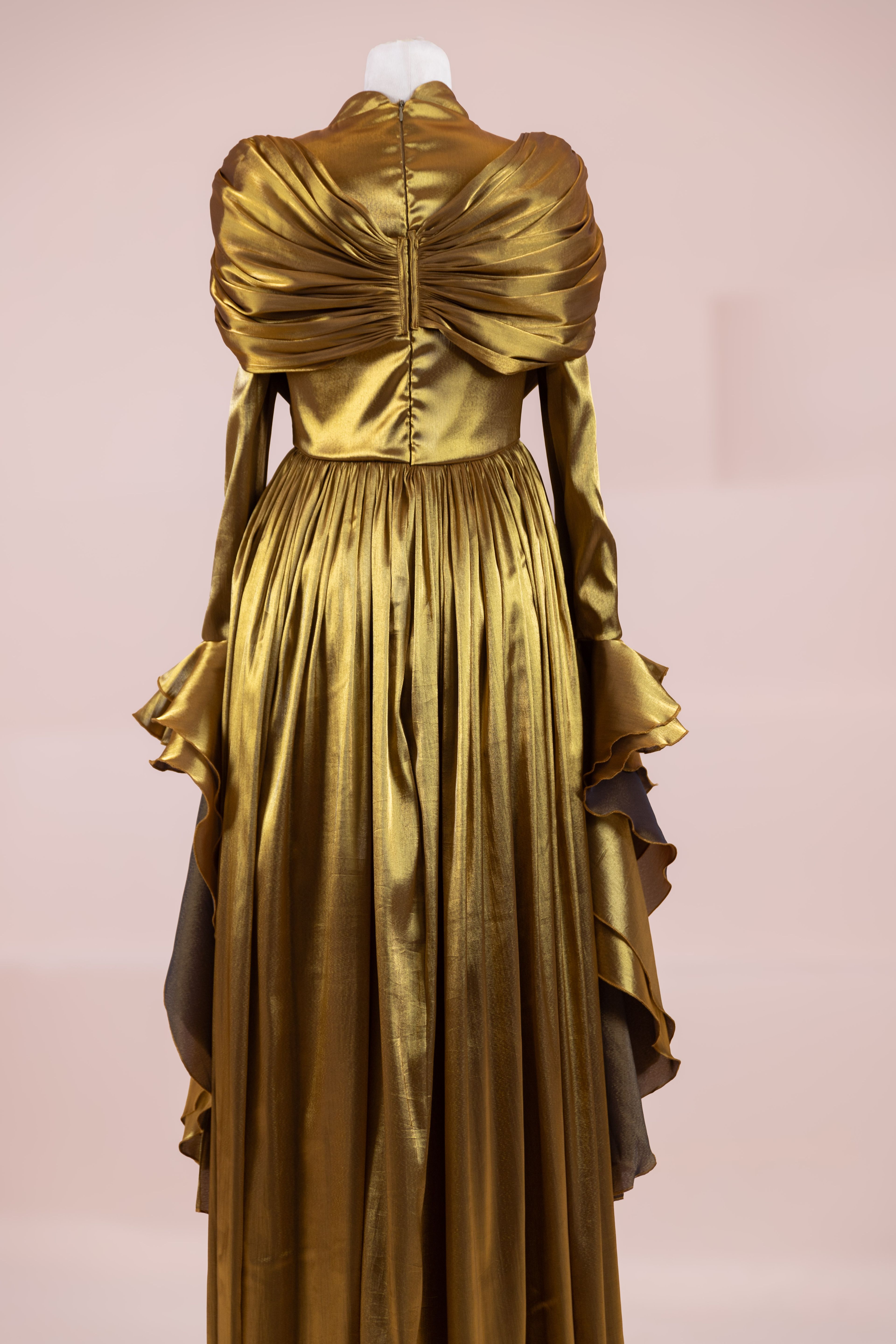 Arvia Tesettür Abiye - GOLD